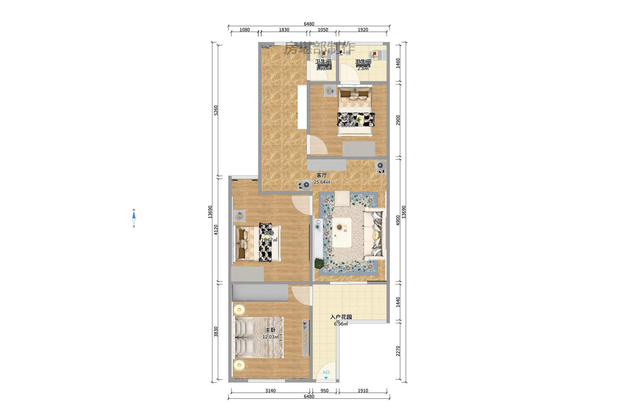 黑石铺路48所家属区(第四十八研究所) 黑石铺路48所家属区(第四十八研究所)室内图2