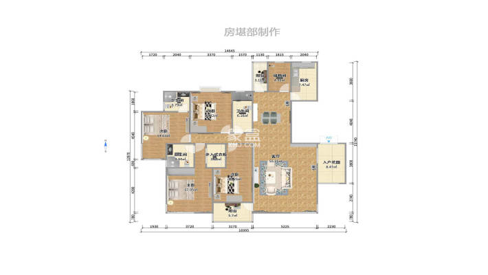 长沙市国土局宿舍（泰来居）室内图2
