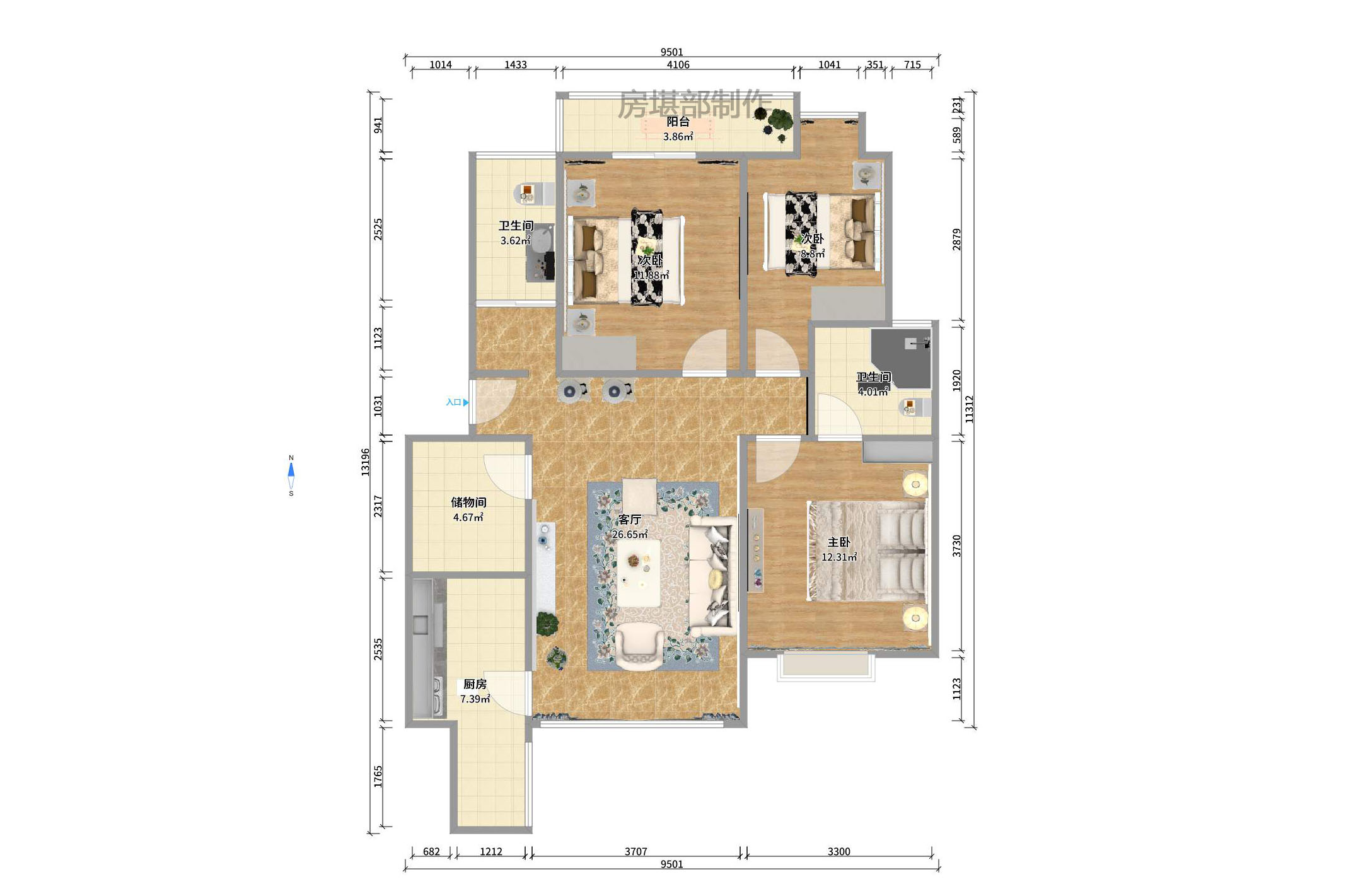 上河国际C区 上河国际C区室内图2