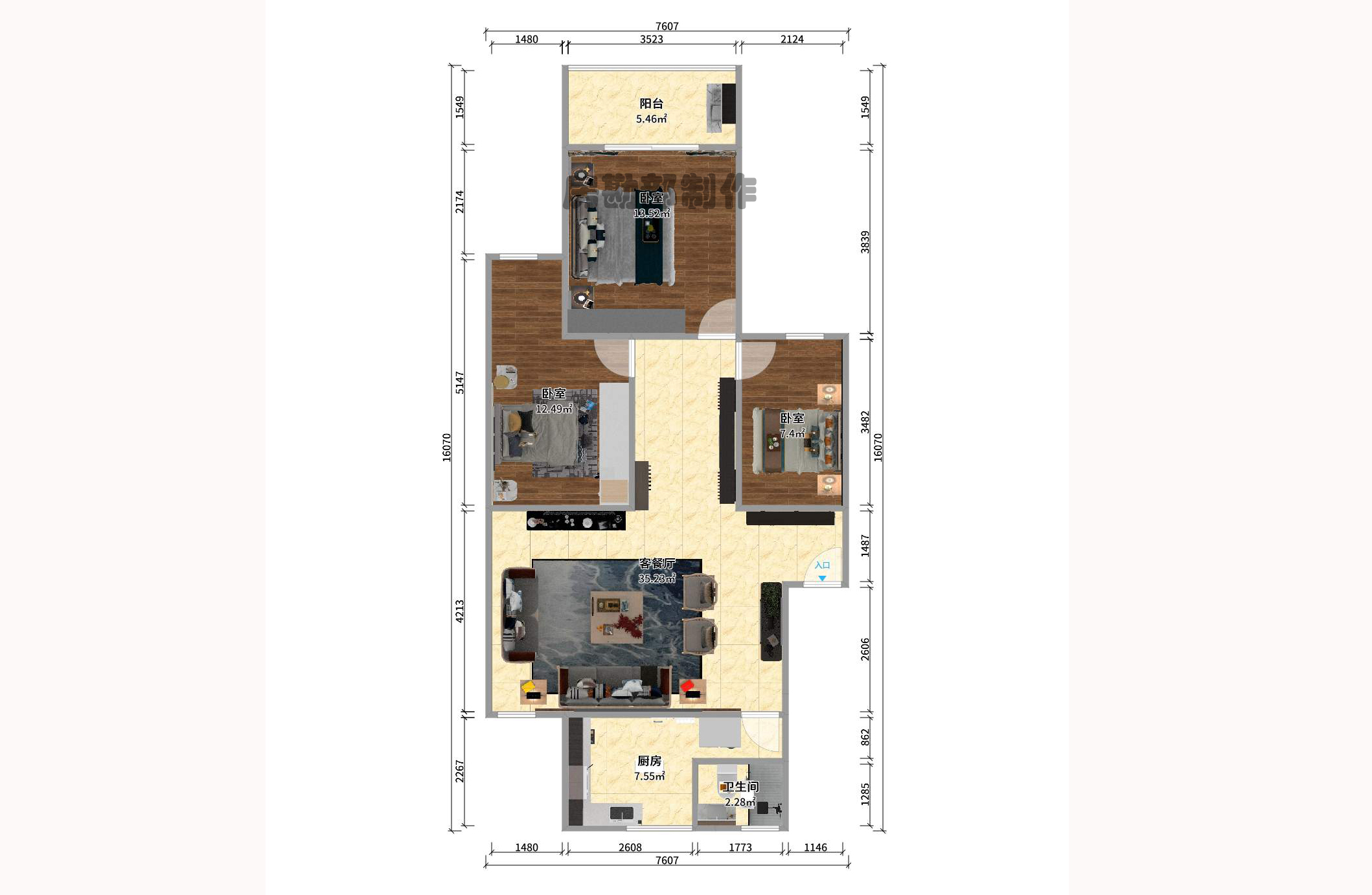 古堆山送变电宿舍 古堆山送变电宿舍室内图2