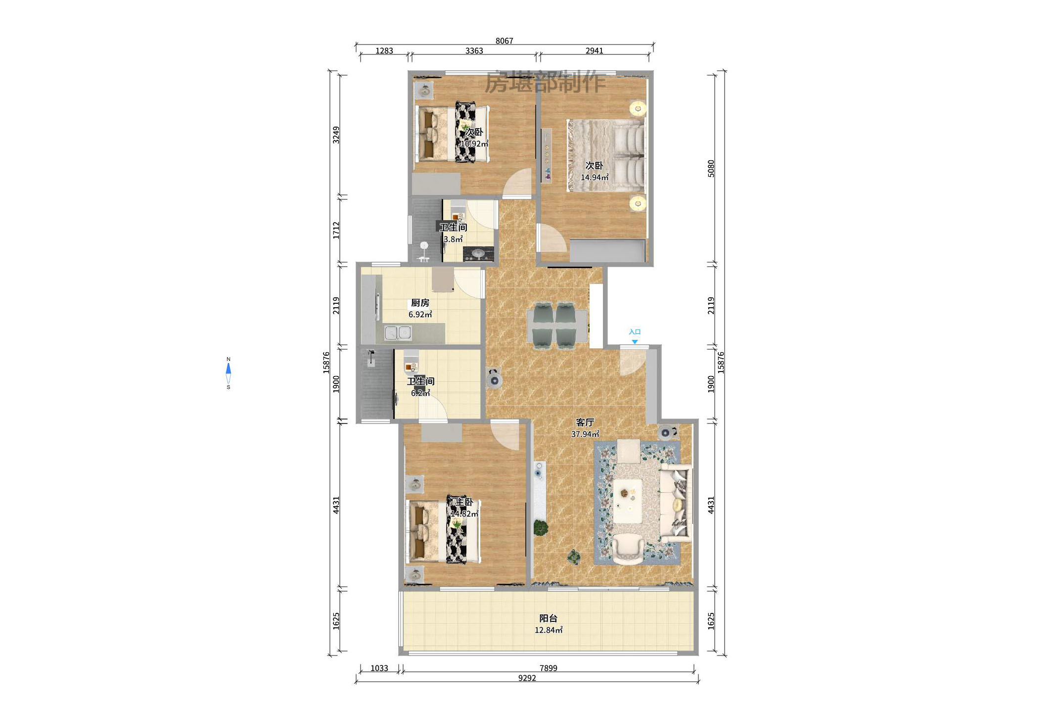 美仑美术馆宿舍房(美仑公寓) 美仑美术馆宿舍房(美仑公寓)室内图2