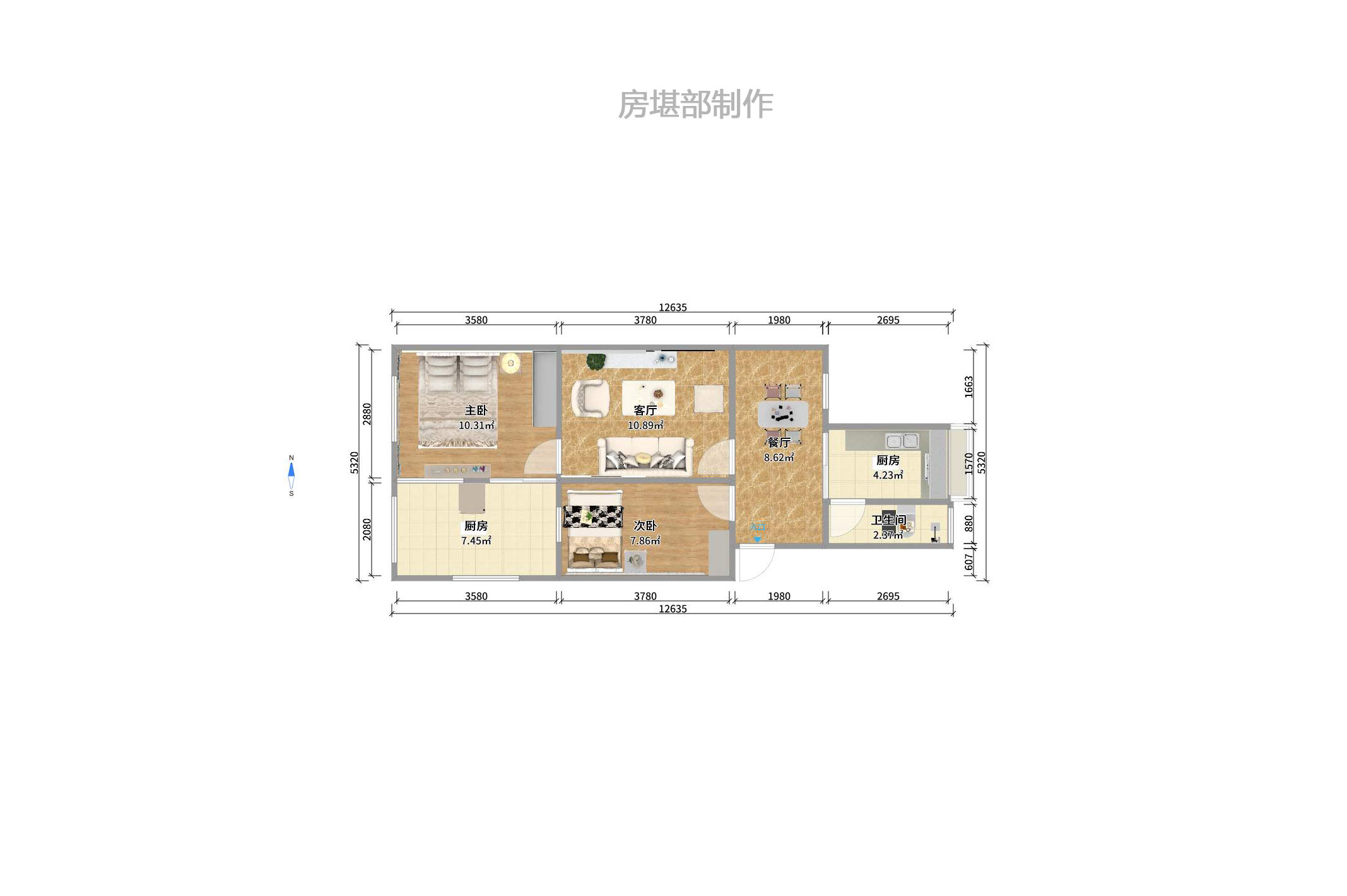 曹家坡橡鞋小区室内图2