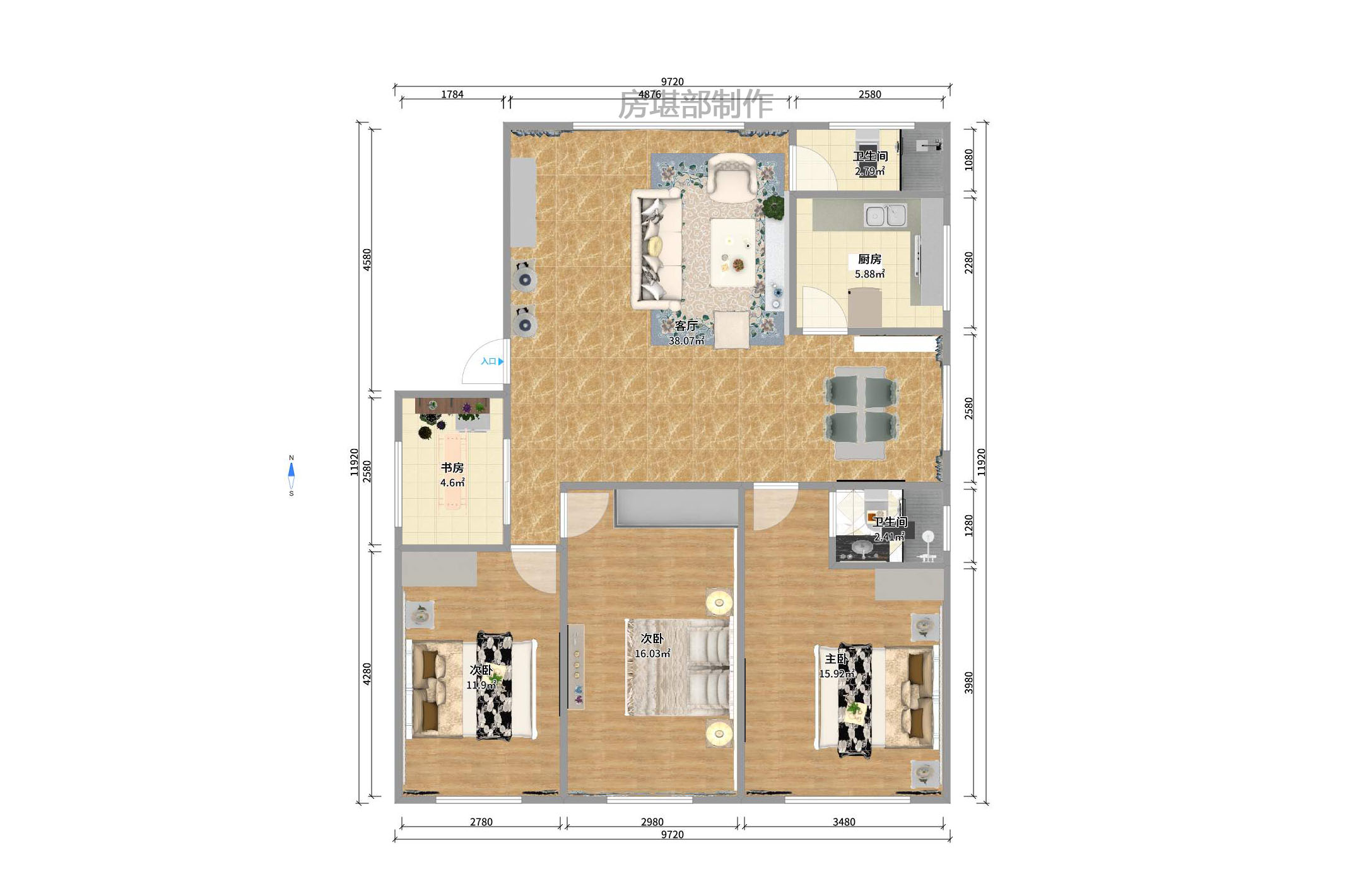 浏城桥竹园公寓 浏城桥竹园公寓室内图2