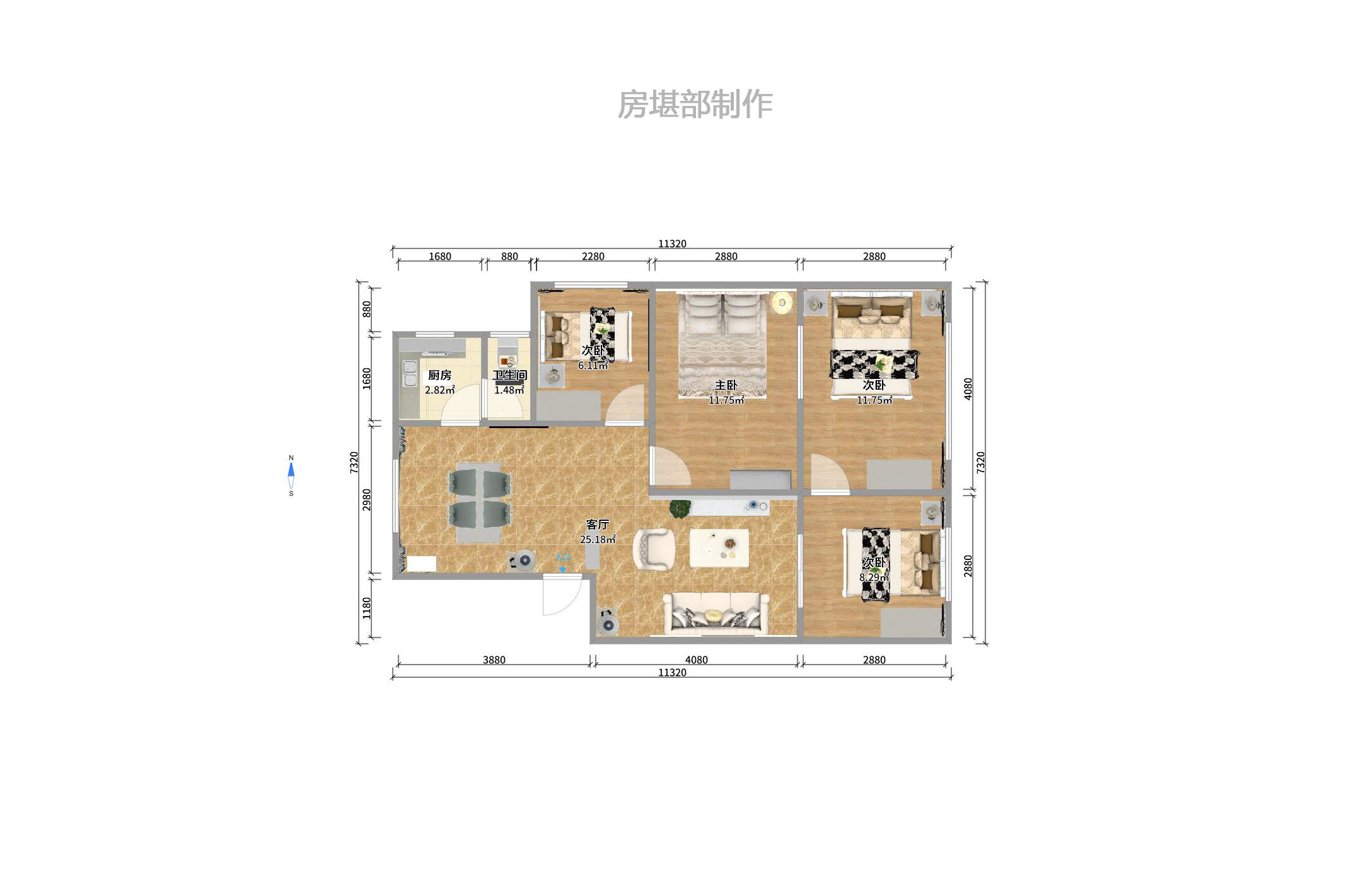 曙光中路邮政宿舍室内图2