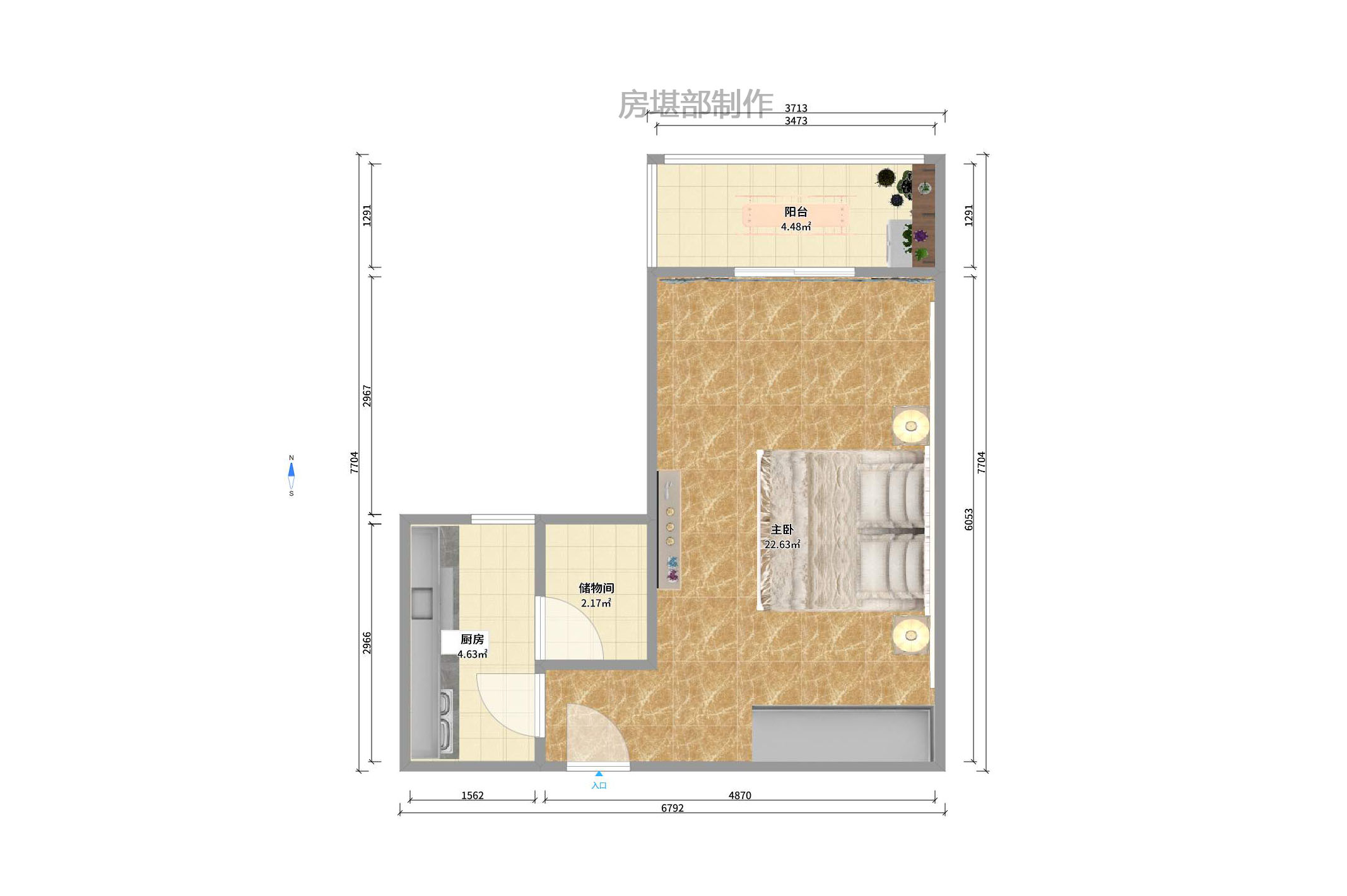 三力公寓(三力国际) 2室1厅1卫 1900.0元/月 三力公寓(三力国际) 2室1厅1卫 1900.0元/月户型图