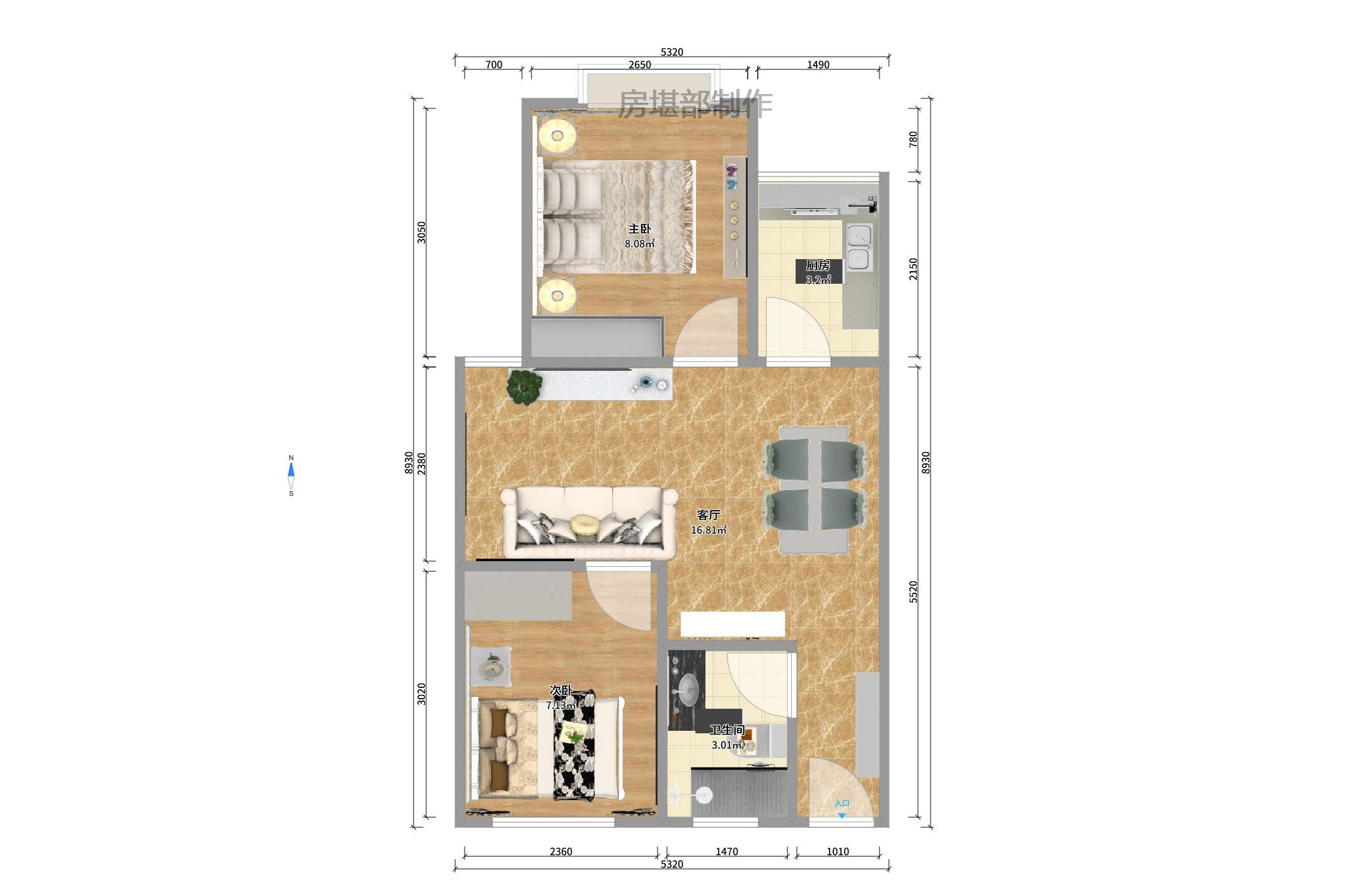 铝厂宿舍 铝厂宿舍室内图2