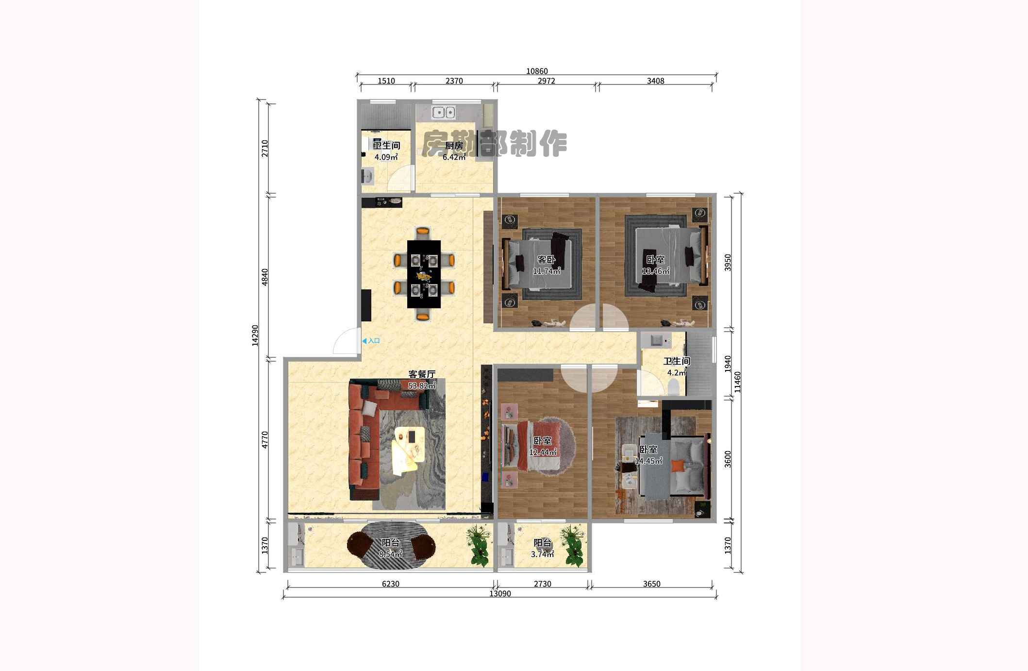 银杏家园(望城坡老虎岭天顶信用社宿舍) 银杏家园(望城坡老虎岭天顶信用社宿舍)室内图2