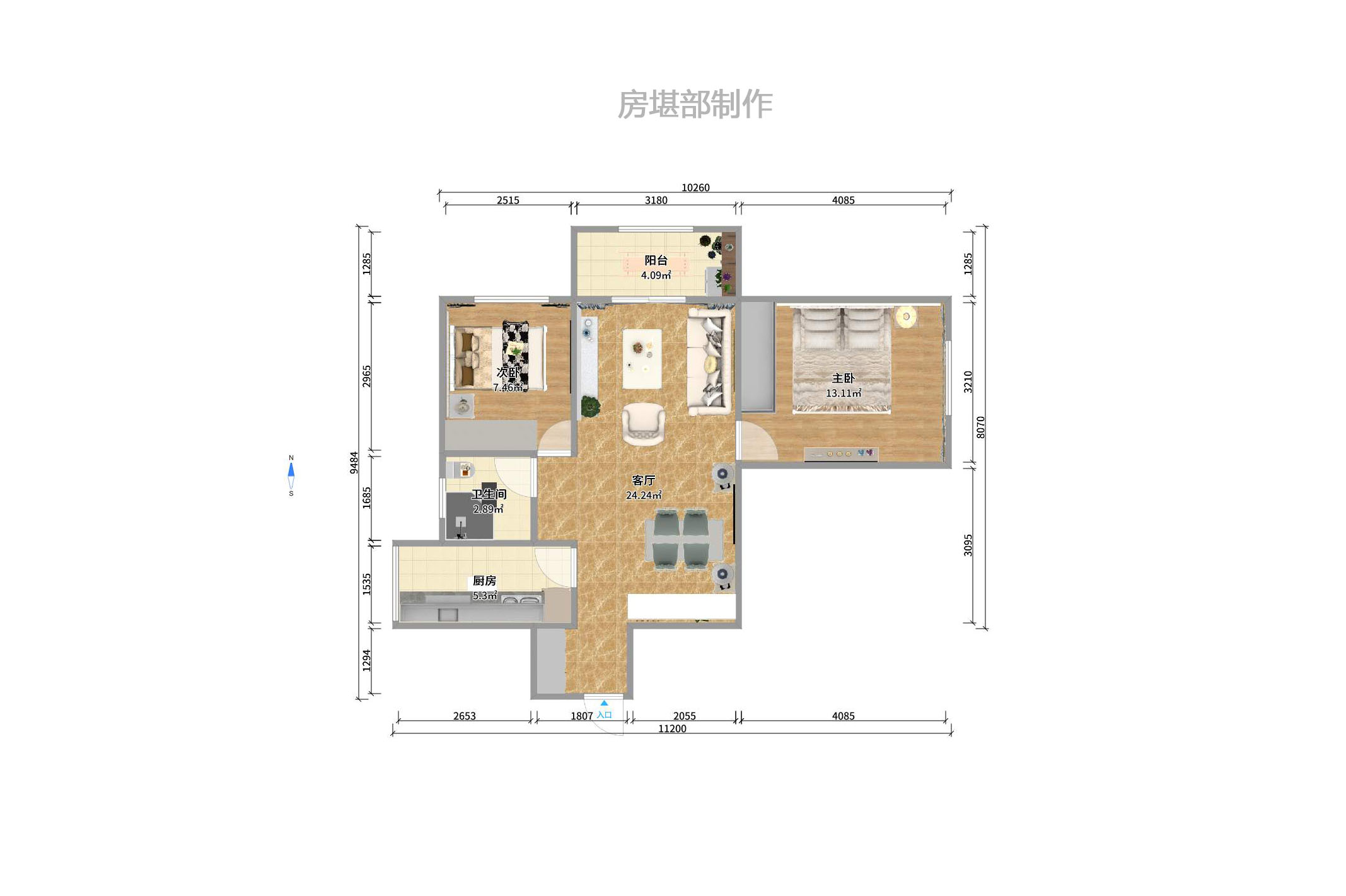 万科金域华府三四期室内图2