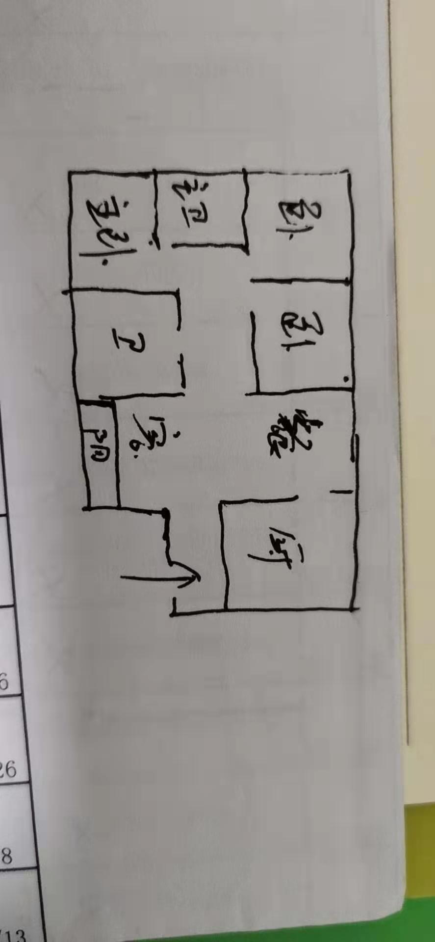 月秀小区  3室2厅2卫    62.8万 月秀小区  3室2厅2卫    62.8万户型图