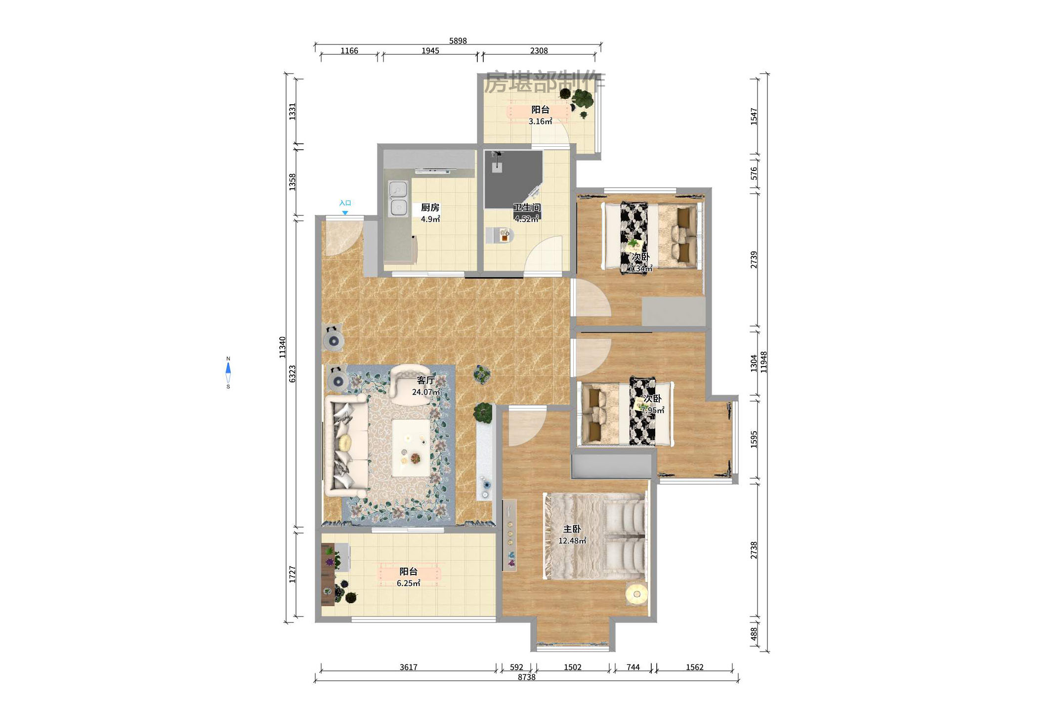 上河国际C区 上河国际C区室内图2