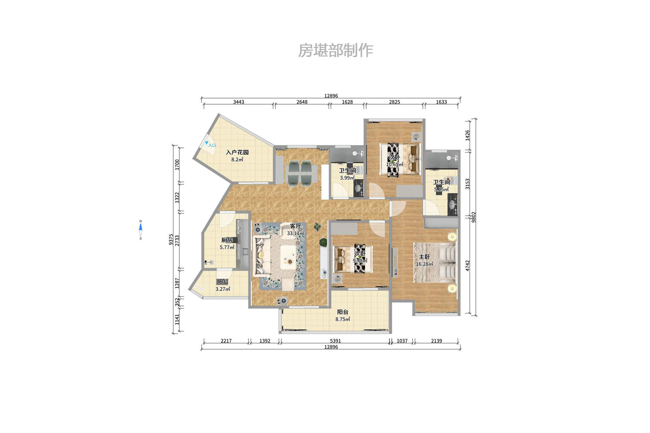 新城新世界一二三期室内图2
