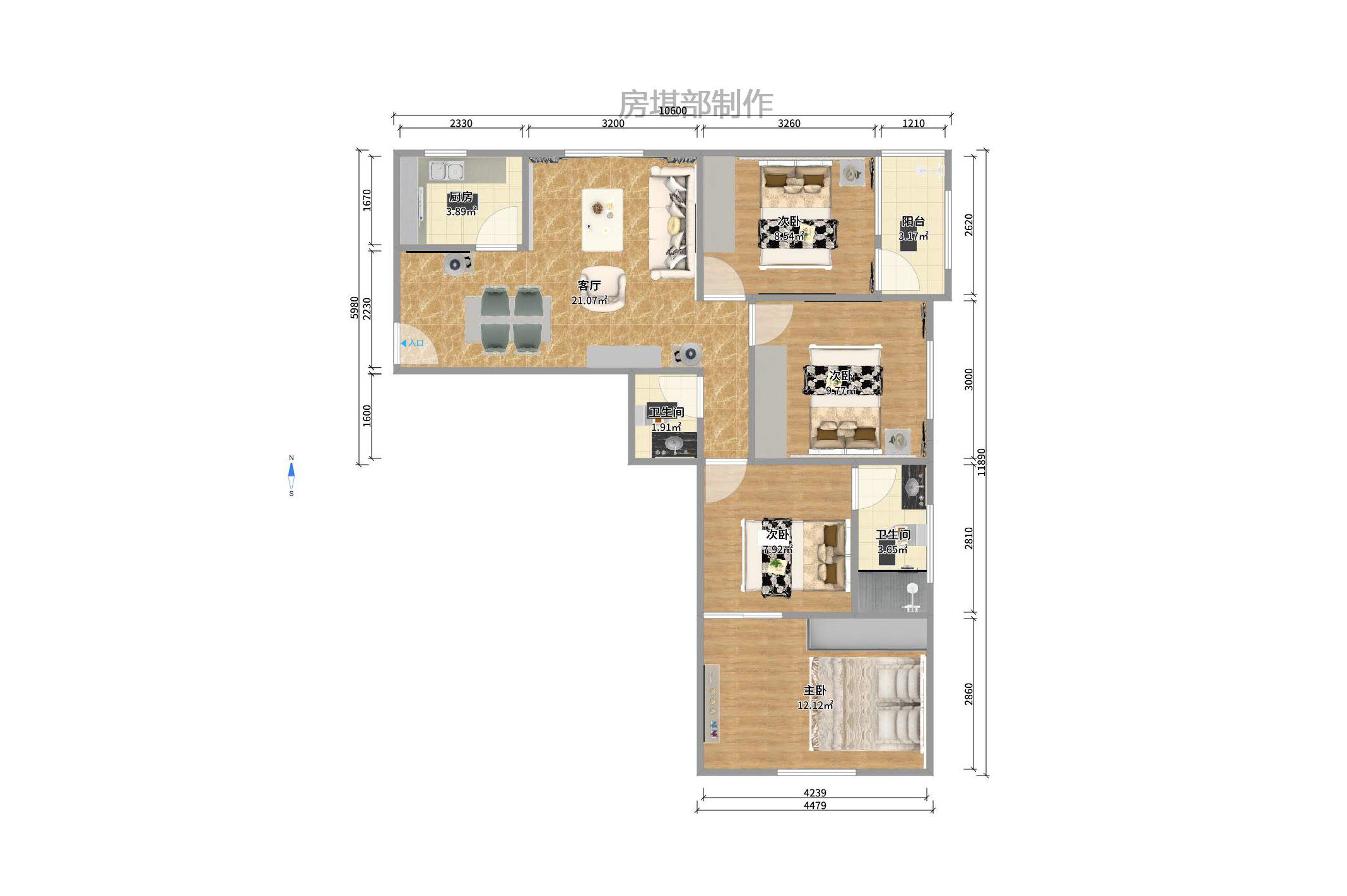 溁湾桥小区 溁湾桥小区室内图2