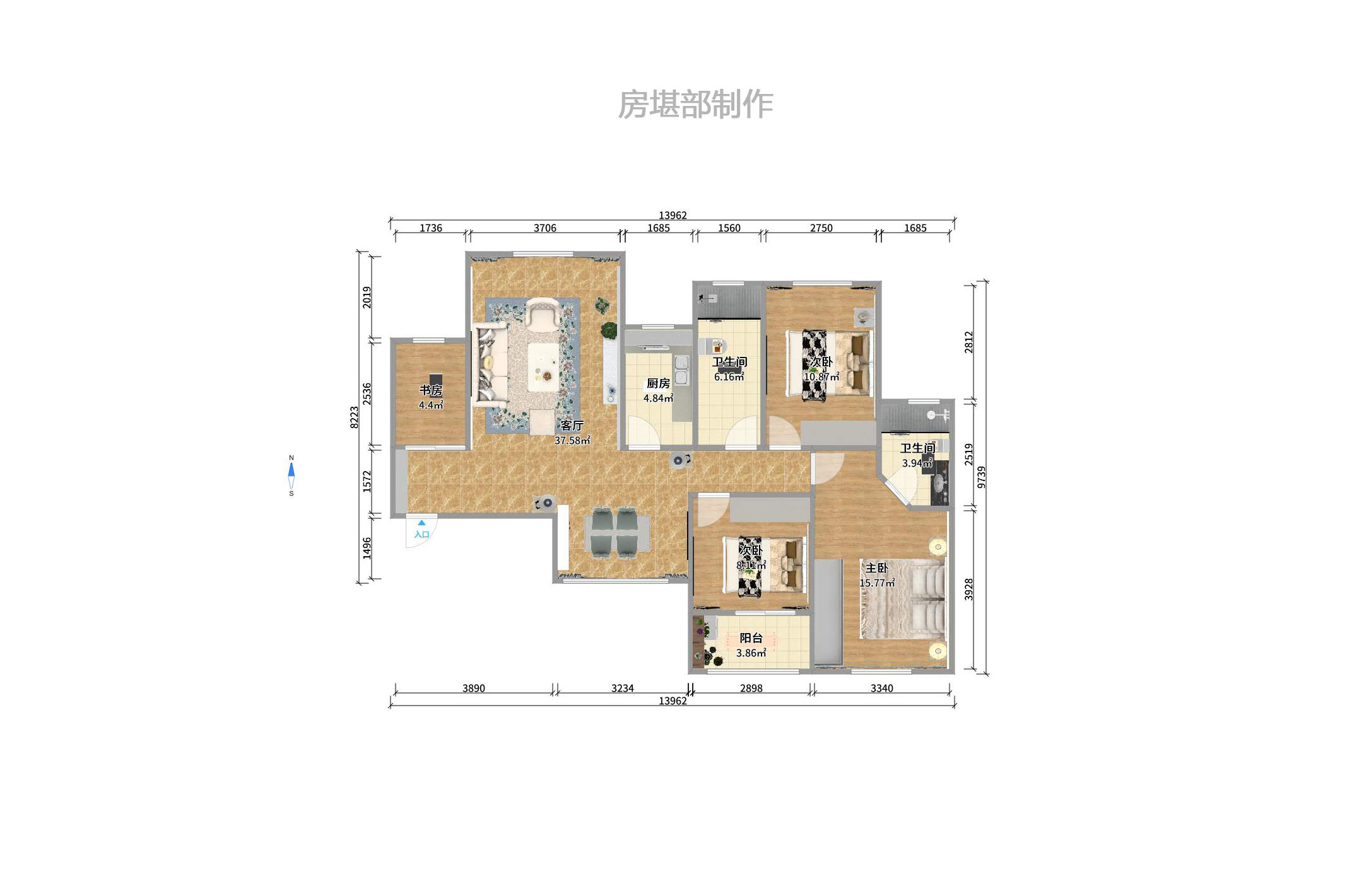 康斯丹郡（融程领秀佳园）室内图2