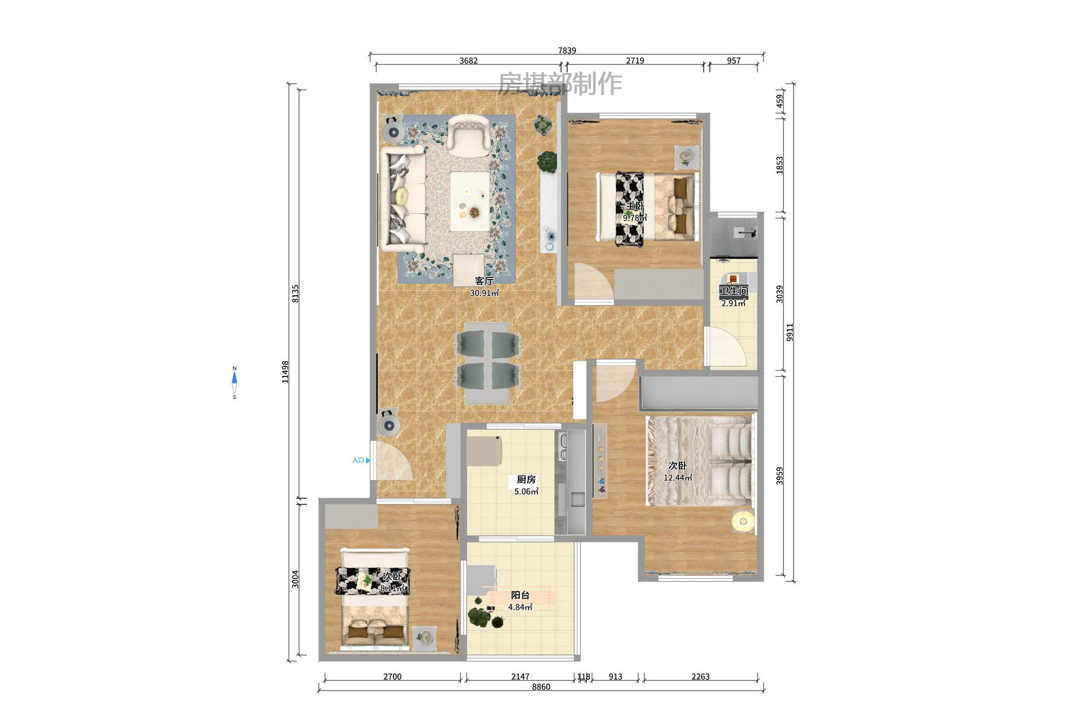 康斯丹郡(融程领秀佳园) 康斯丹郡(融程领秀佳园)室内图2