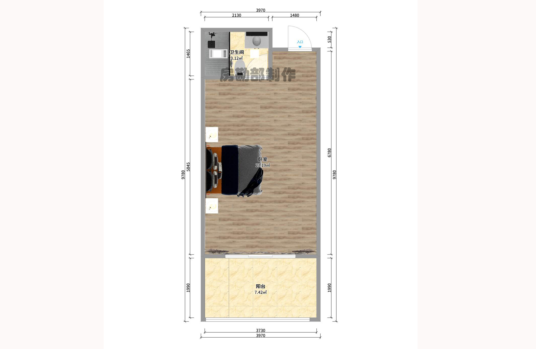 长大卧琥  1室1厅1卫    1500.0元/月 长大卧琥  1室1厅1卫    1500.0元/月户型图