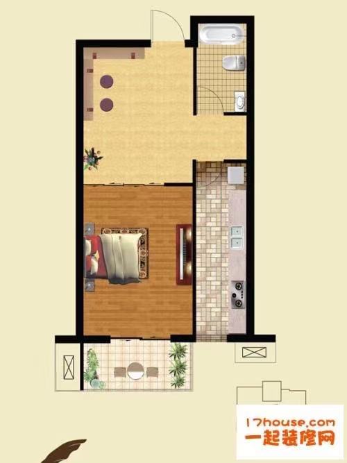 东盛佳园（检察院宿舍）  3室2厅2卫   110.80万户型图