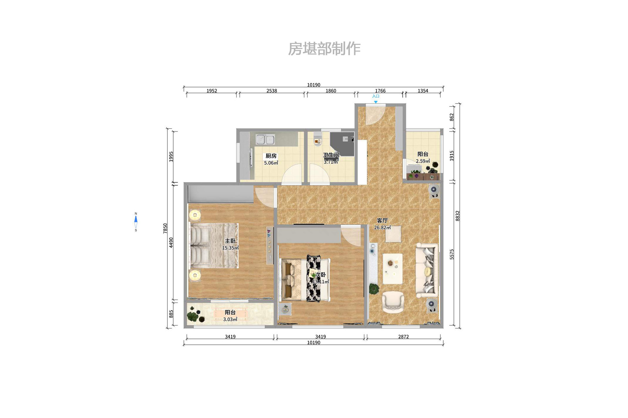 阳光100二期 阳光100二期室内图2