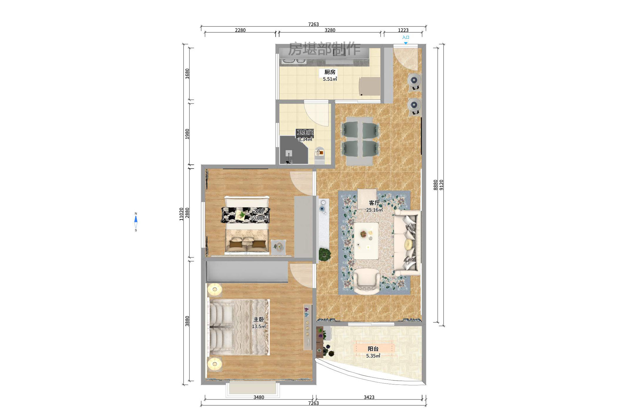 方略潇邦  2室2厅1卫    1450.0元/月 方略潇邦  2室2厅1卫    1450.0元/月户型图