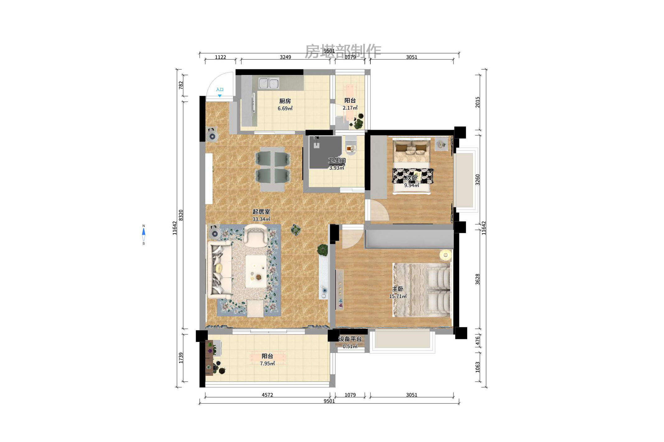 麓谷加州阳光 麓谷加州阳光室内图2