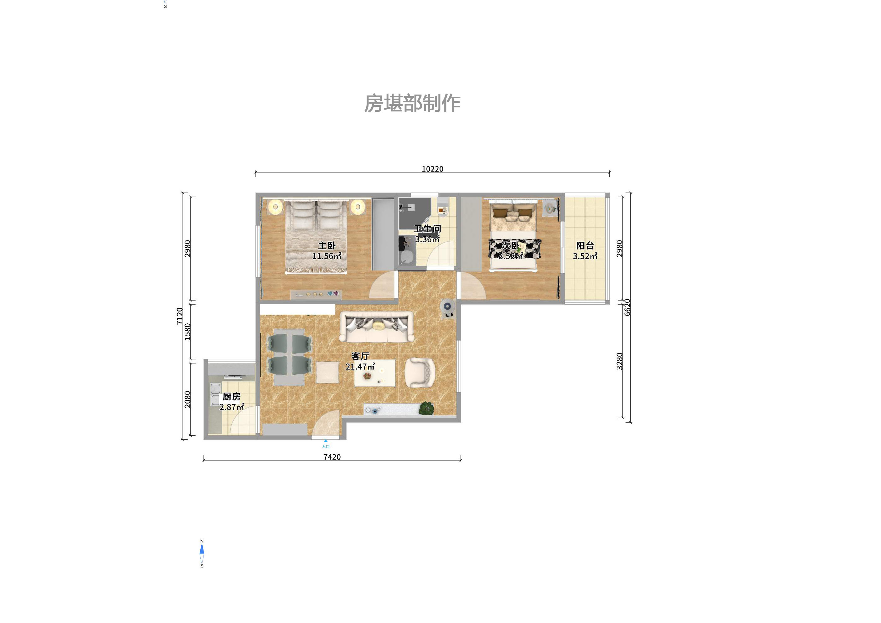 星典时代 2室0厅0卫 2000.0元/月 星典时代 2室0厅0卫 2000.0元/月户型图