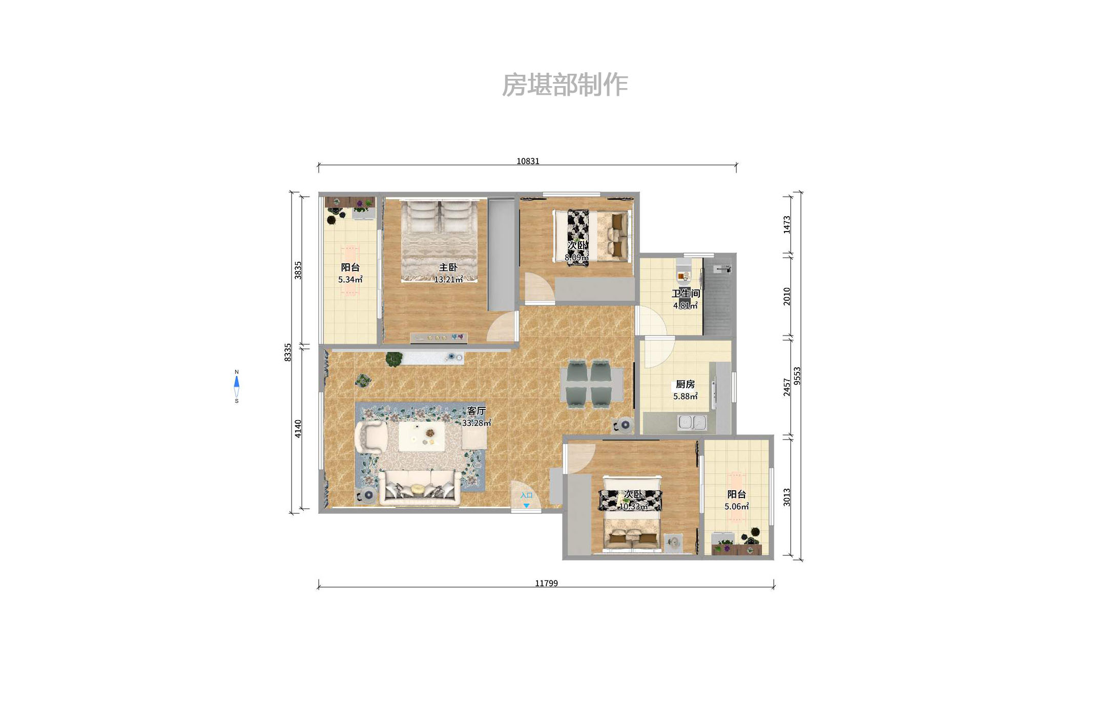 含浦家苑 4室2厅2卫 1680.0元/月 含浦家苑 4室2厅2卫 1680.0元/月户型图