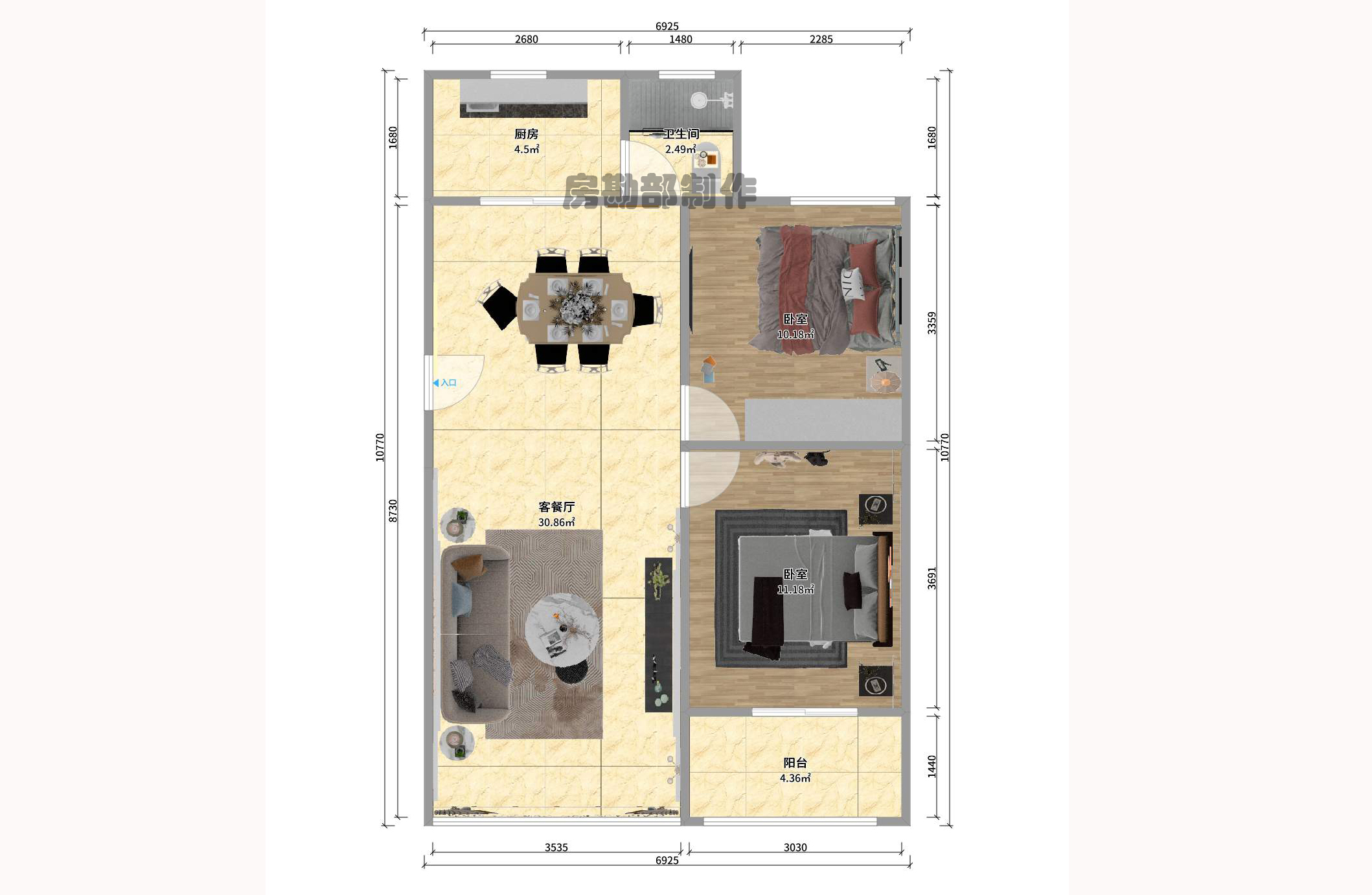 路桥宿舍 路桥宿舍室内图2