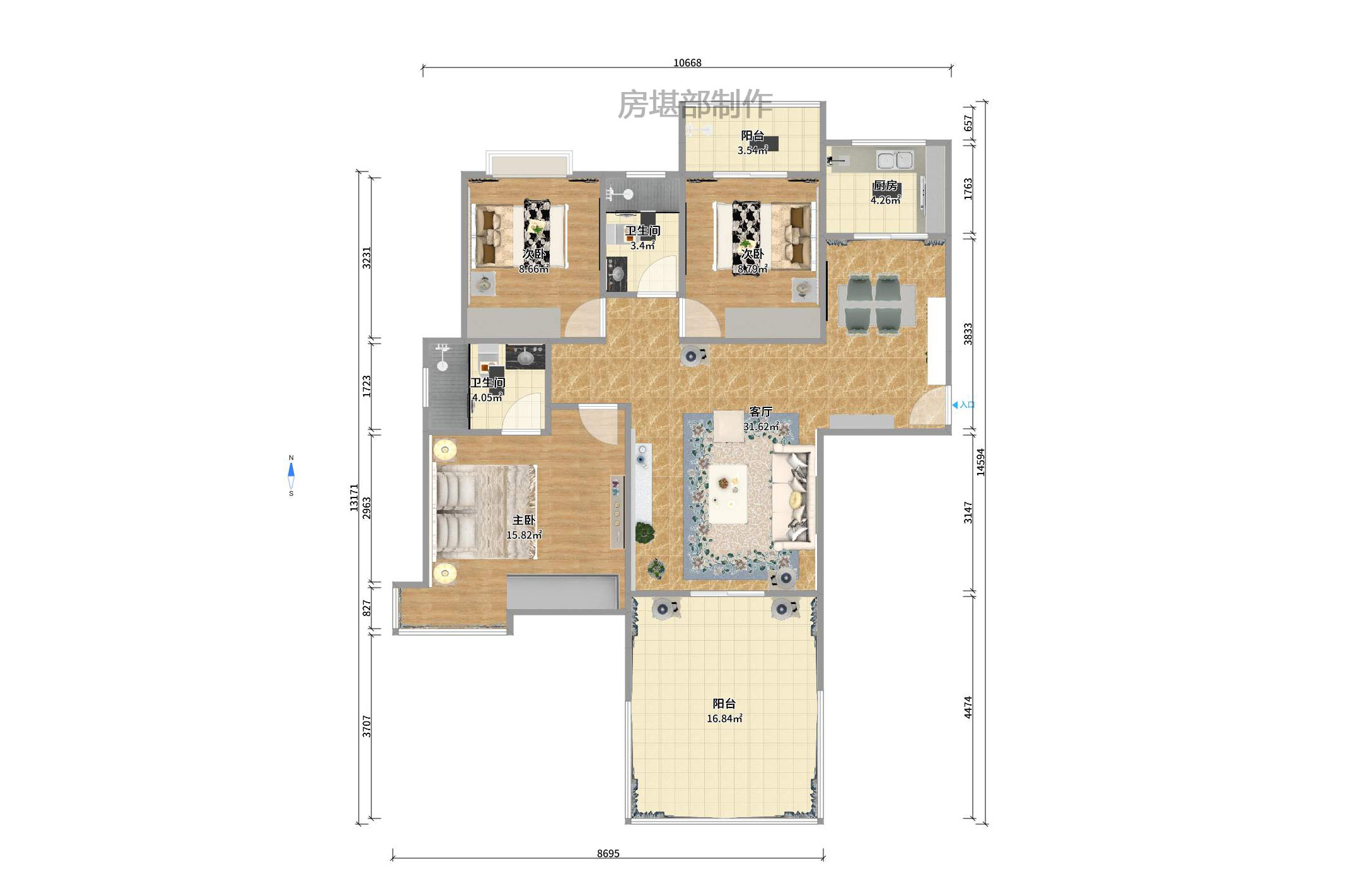 玛丽的花园(金色阳光家园) 玛丽的花园(金色阳光家园)室内图2