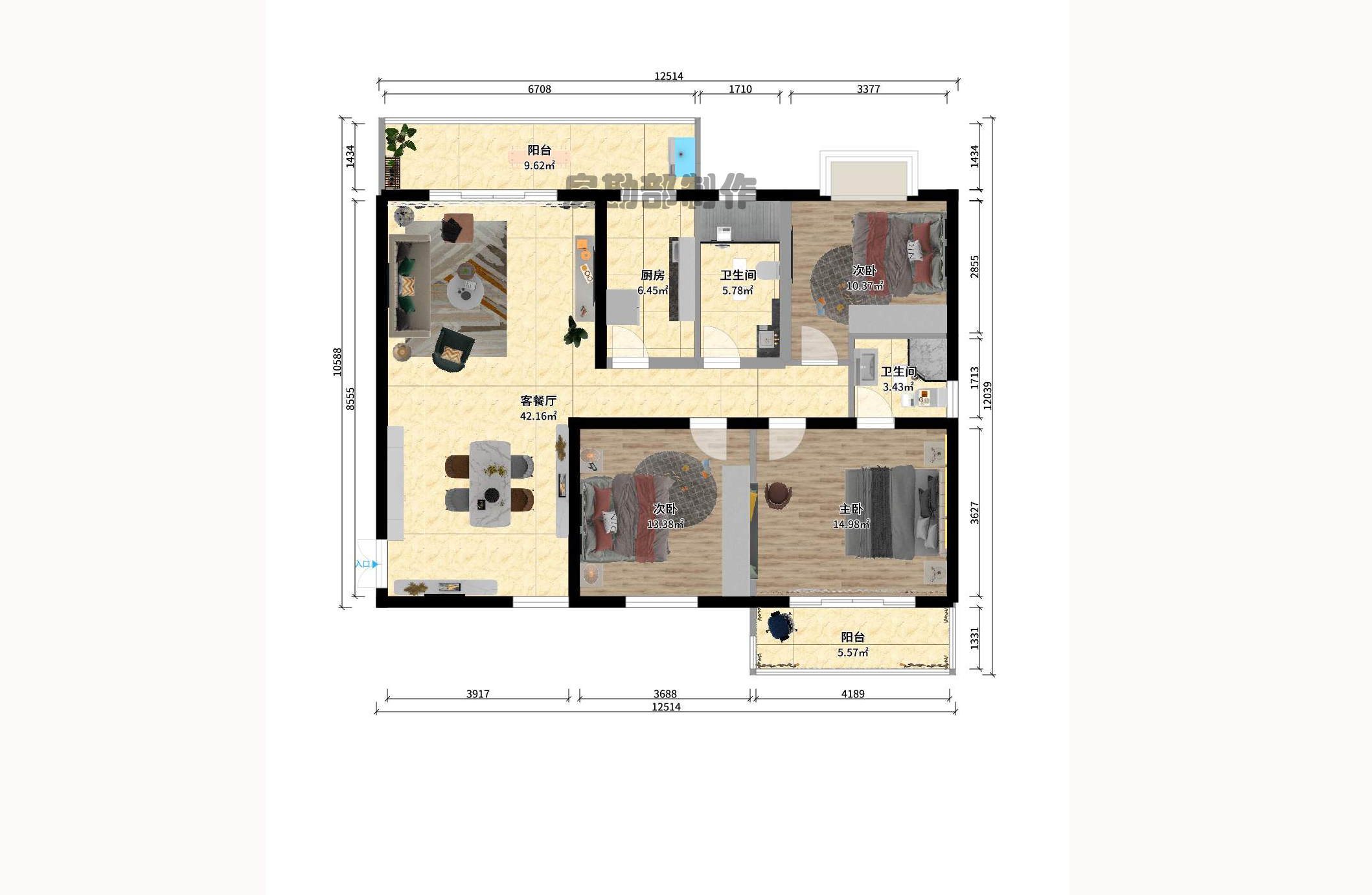 麓谷加州阳光 麓谷加州阳光室内图2
