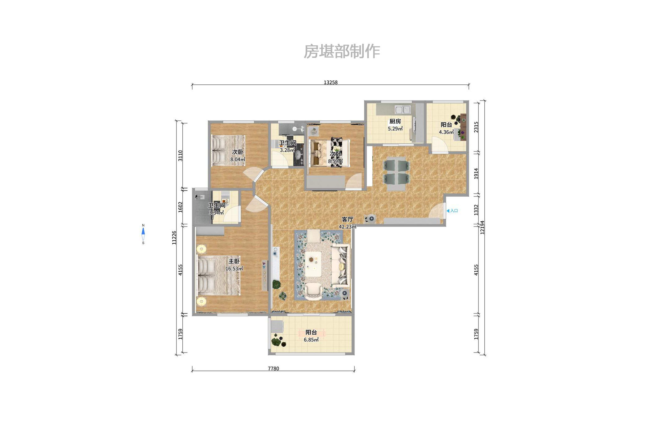 興隆景苑室內(nèi)圖2