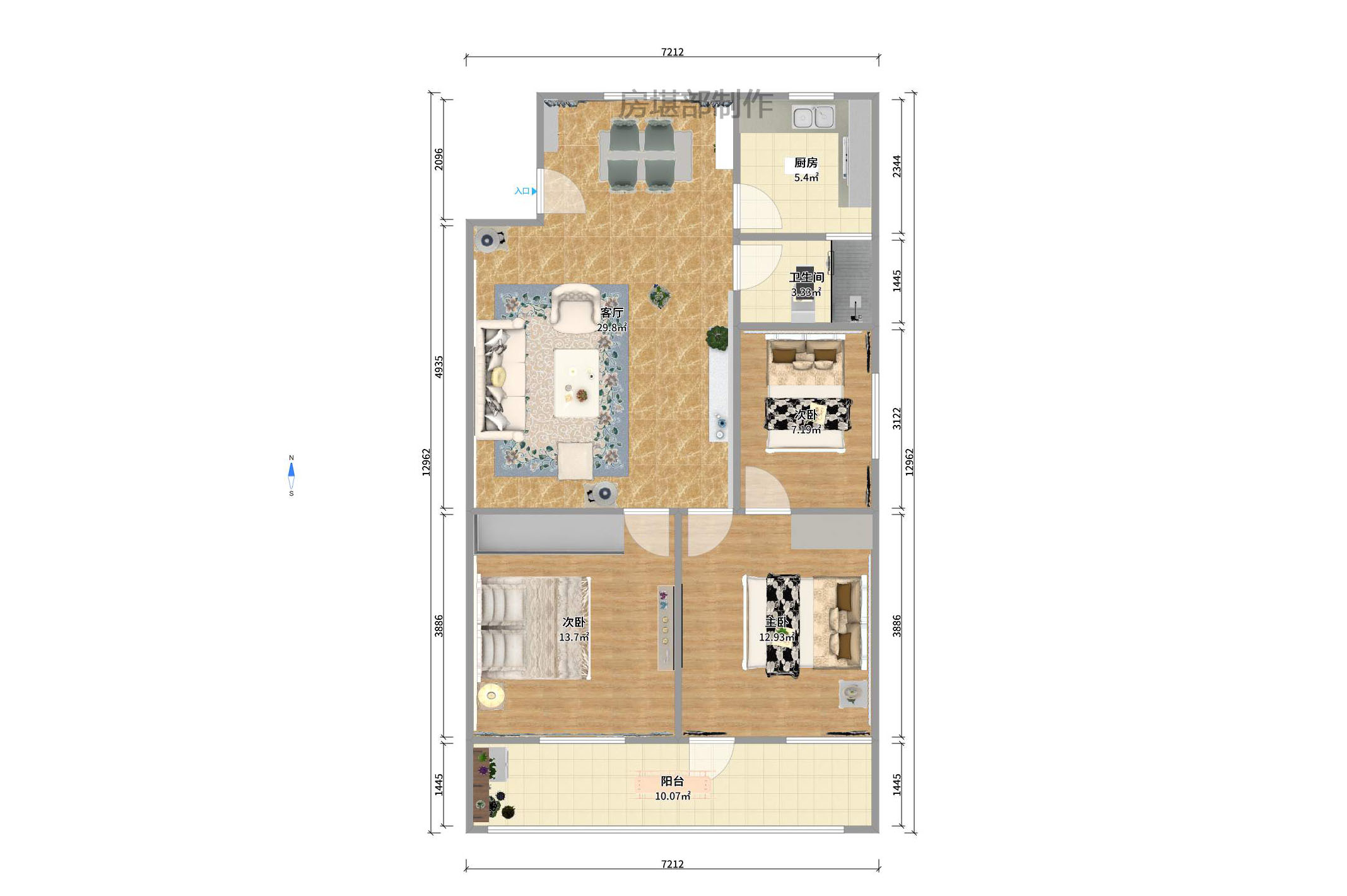 三里垅湘华小区 三里垅湘华小区室内图2