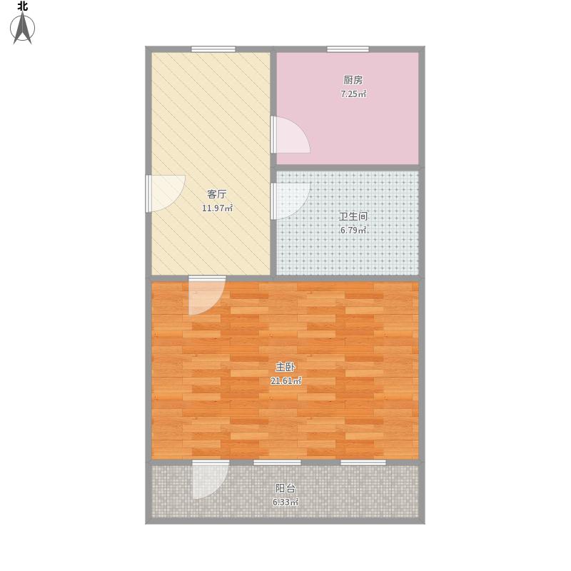 北美阳光城  4室2厅1卫   142.00万户型图