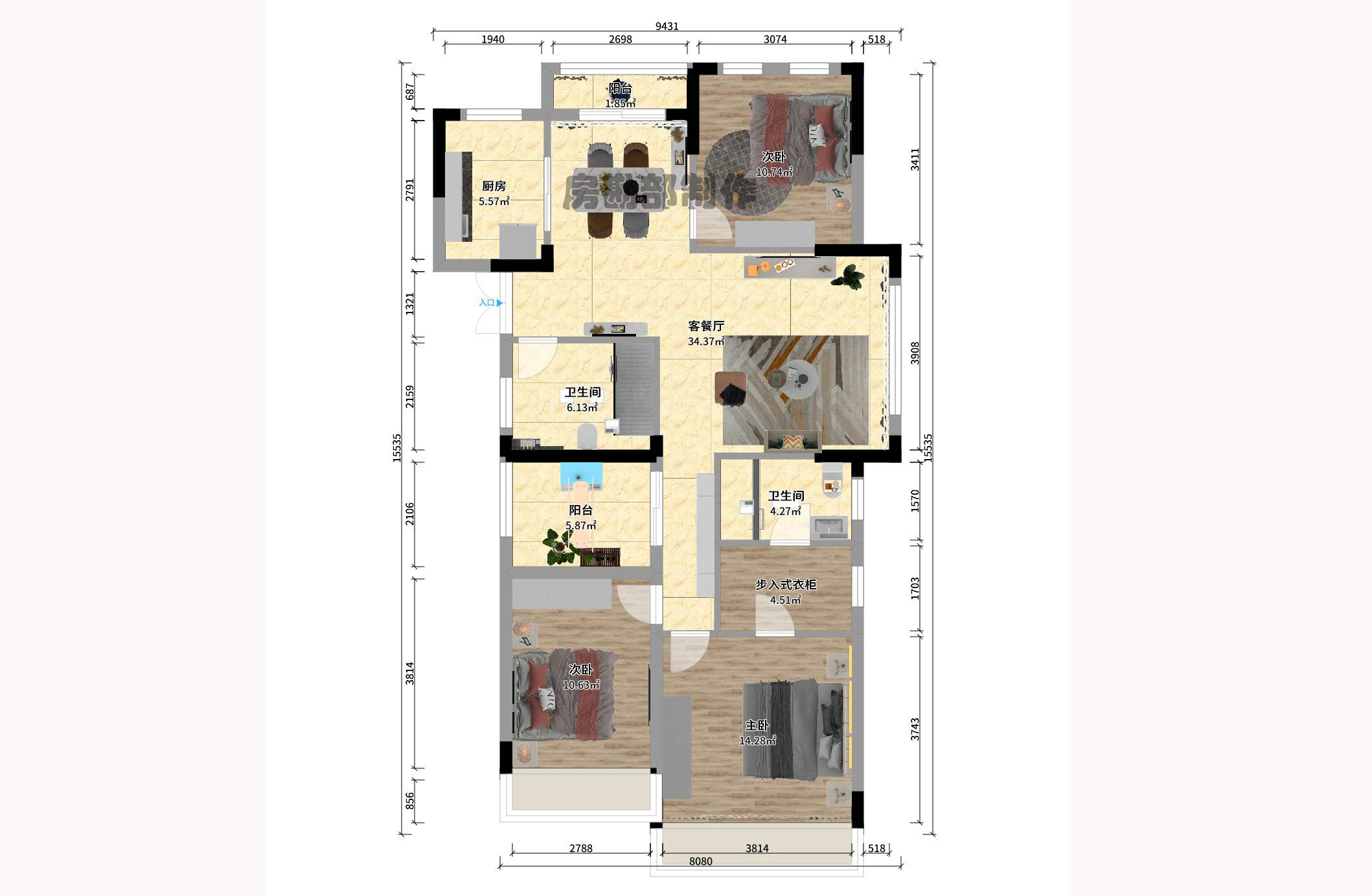 山水誉峰 山水誉峰室内图2