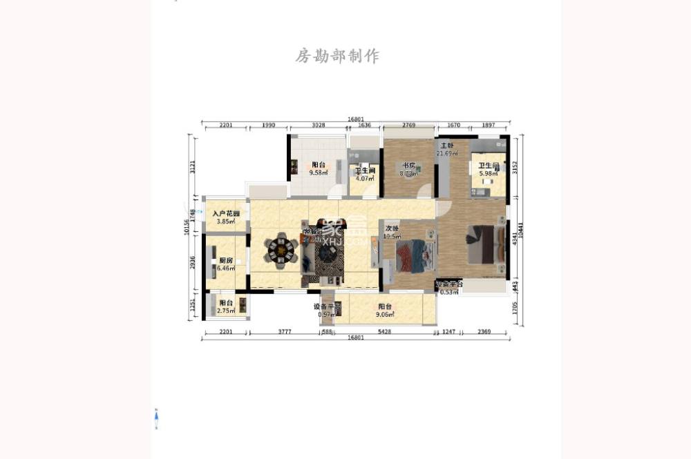 华润凤凰城三期   176.0㎡     9800.00元/月小区图