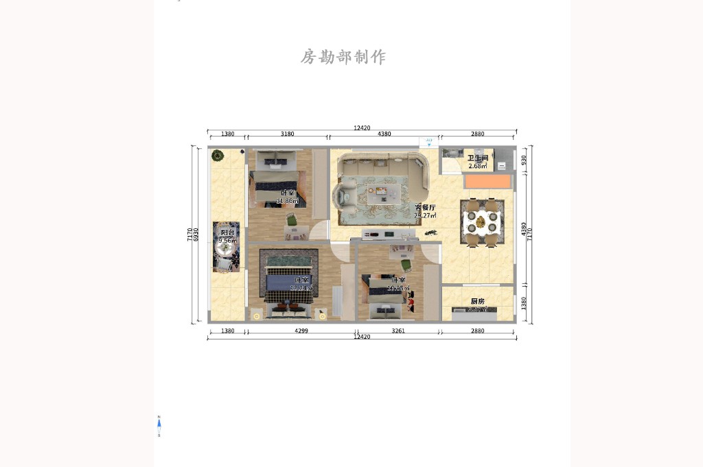 文昌阁散盘室内图2