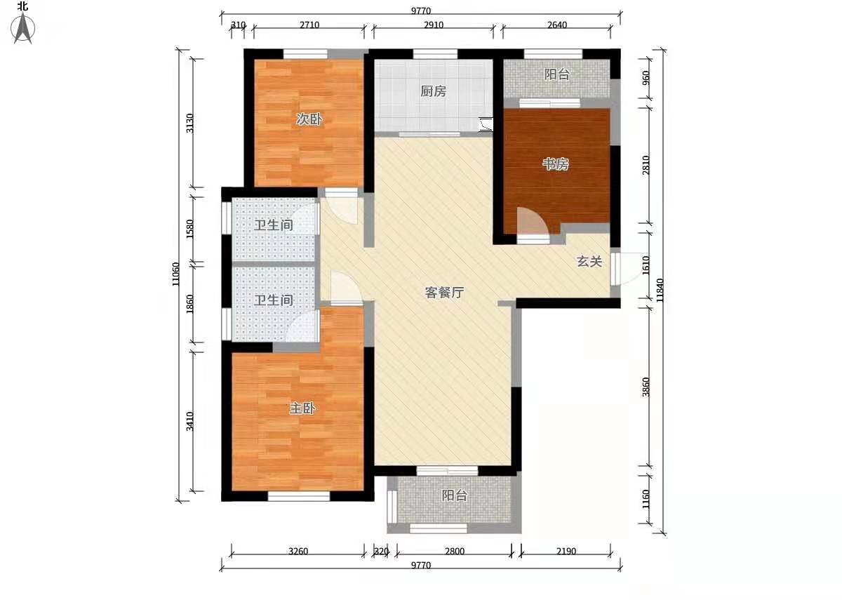 亮丽家园  8室2厅2卫   720.00万户型图