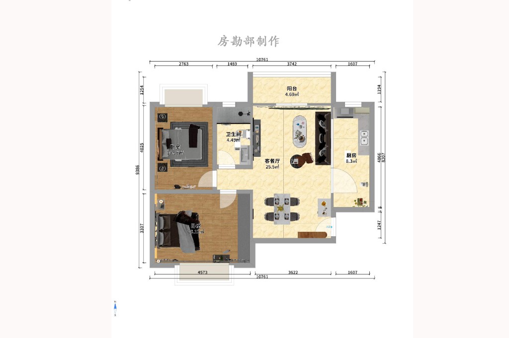 岳銀欣苑室內(nèi)圖2
