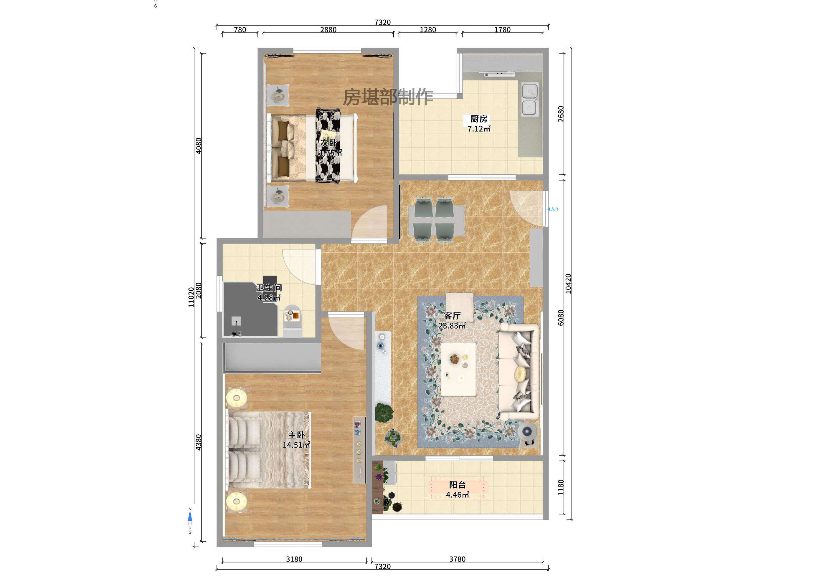 绿地公馆(绿地名邸)  2室2厅1卫    1800.0元/月 绿地公馆(绿地名邸)  2室2厅1卫    1800.0元/月户型图