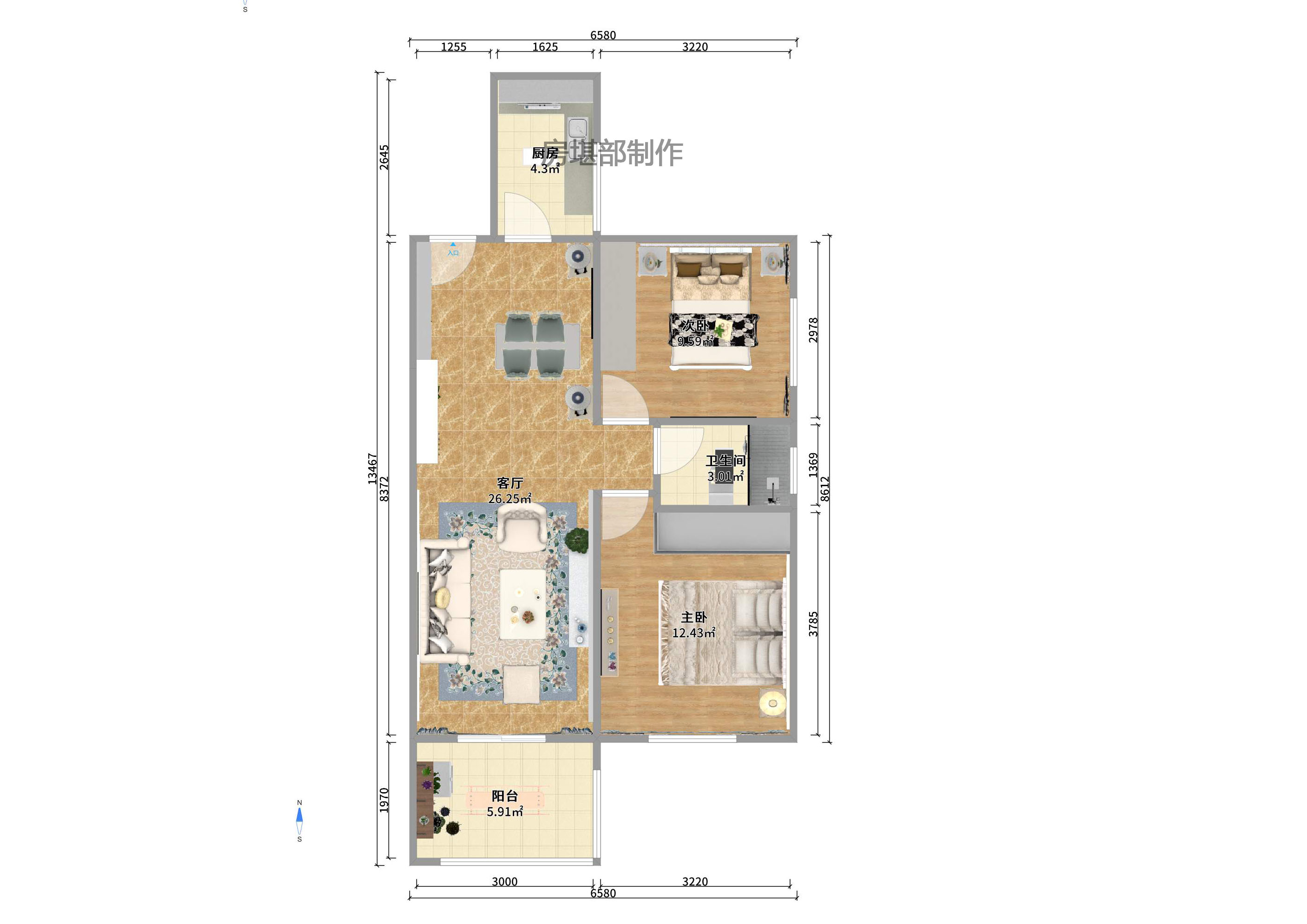 香樟雅郡室内图2