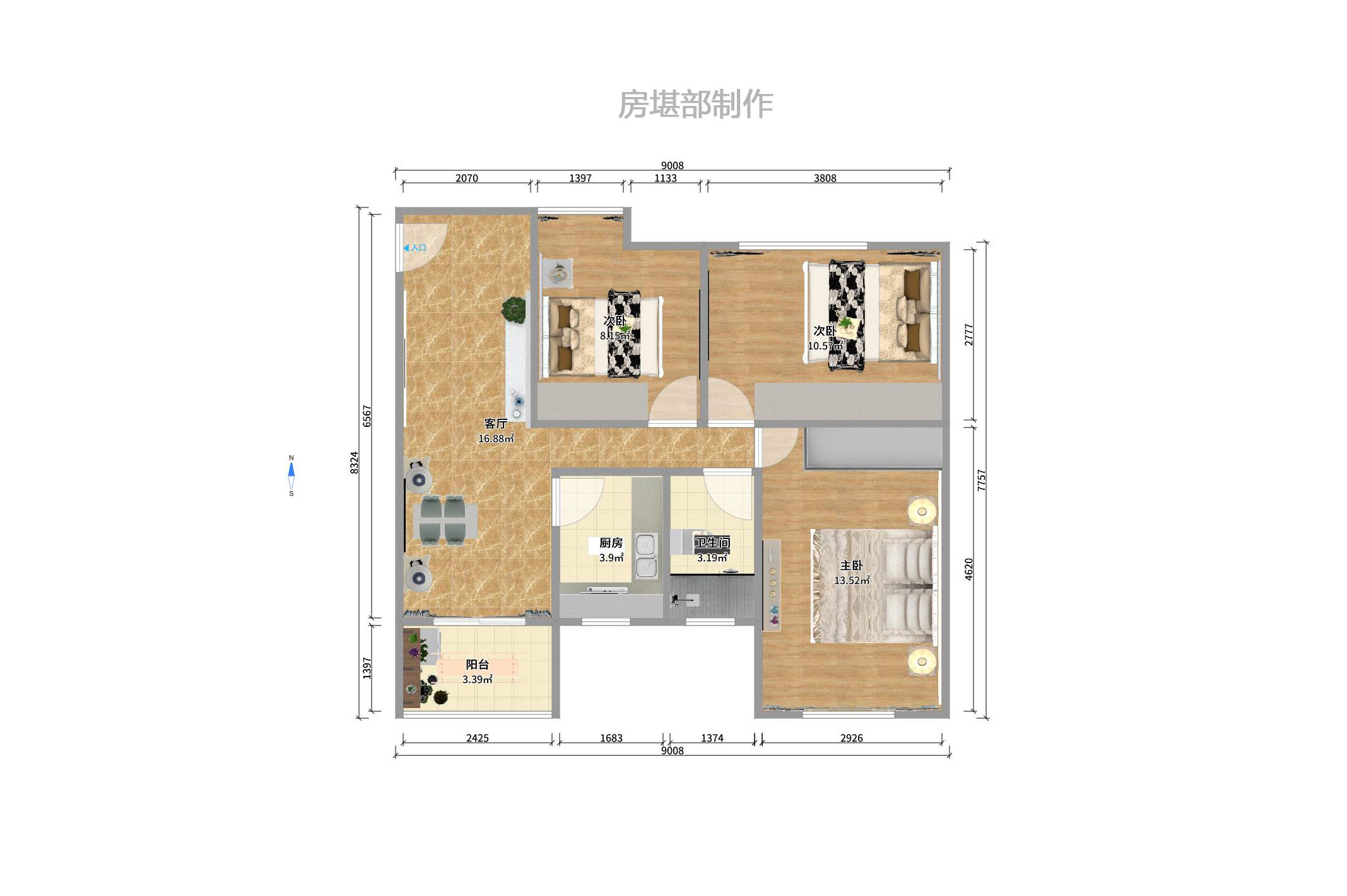 麓谷锦和园室内图2