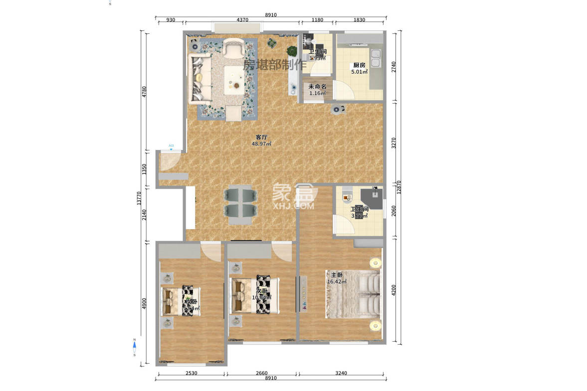 欣安小区  3室2厅1卫    1500.0元/月 欣安小区  3室2厅1卫    1500.0元/月户型图