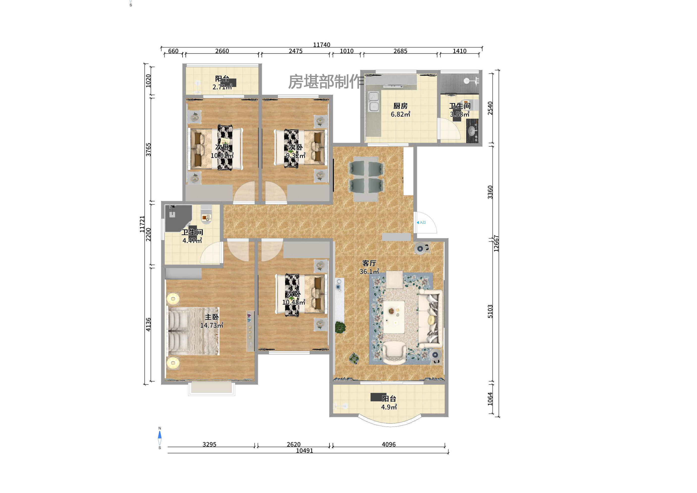 泰禹家园(彩云之翼家园一期、二期、三期) 泰禹家园(彩云之翼家园一期、二期、三期)室内图2