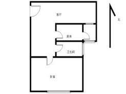 金华苑  2室2厅1卫   700.00元/月户型图