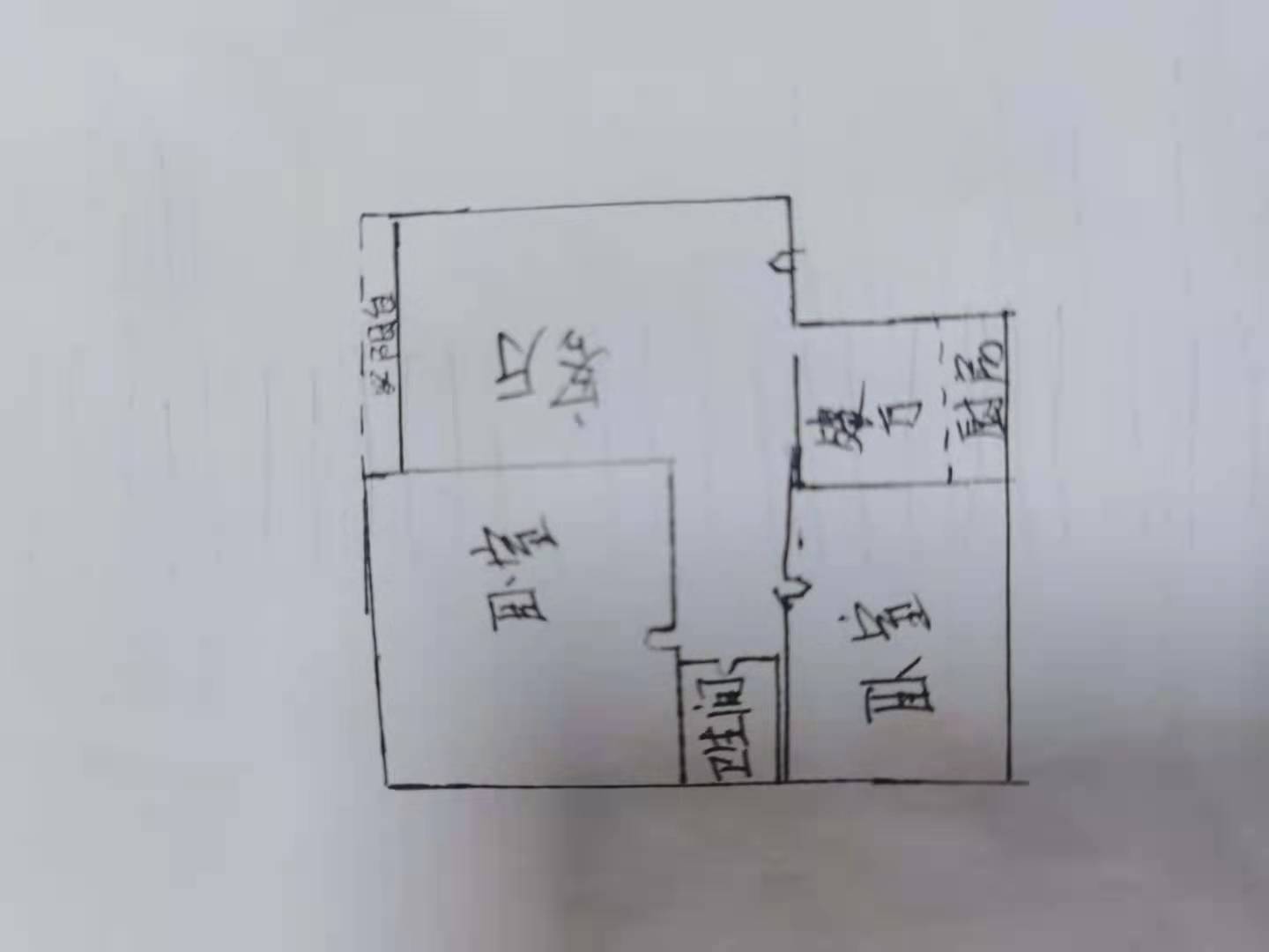 长青居民生活小区  2室1厅1卫   33.80万户型图