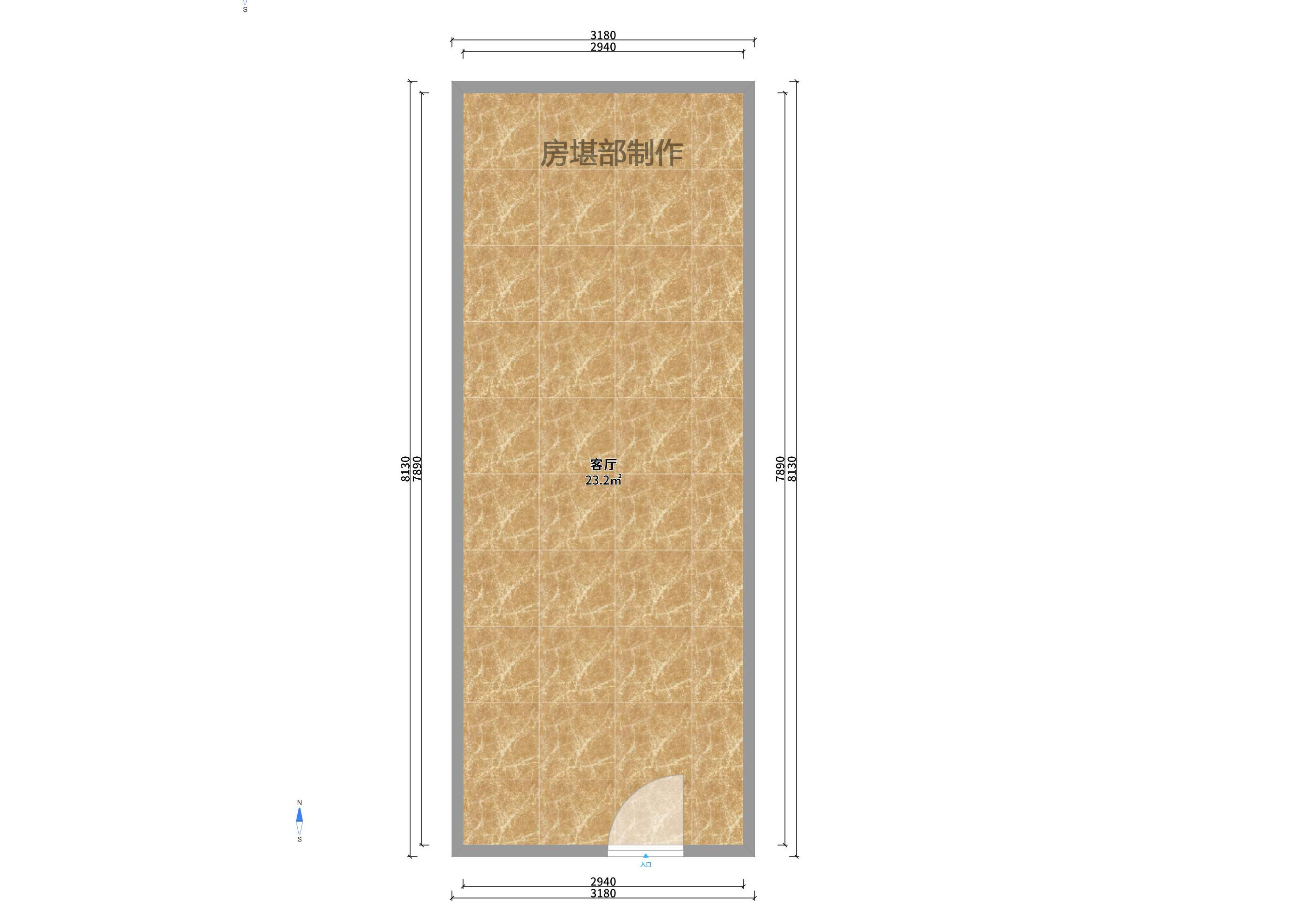 弘坤云寓  1室1厅1卫   2600.00元/月室内图1
