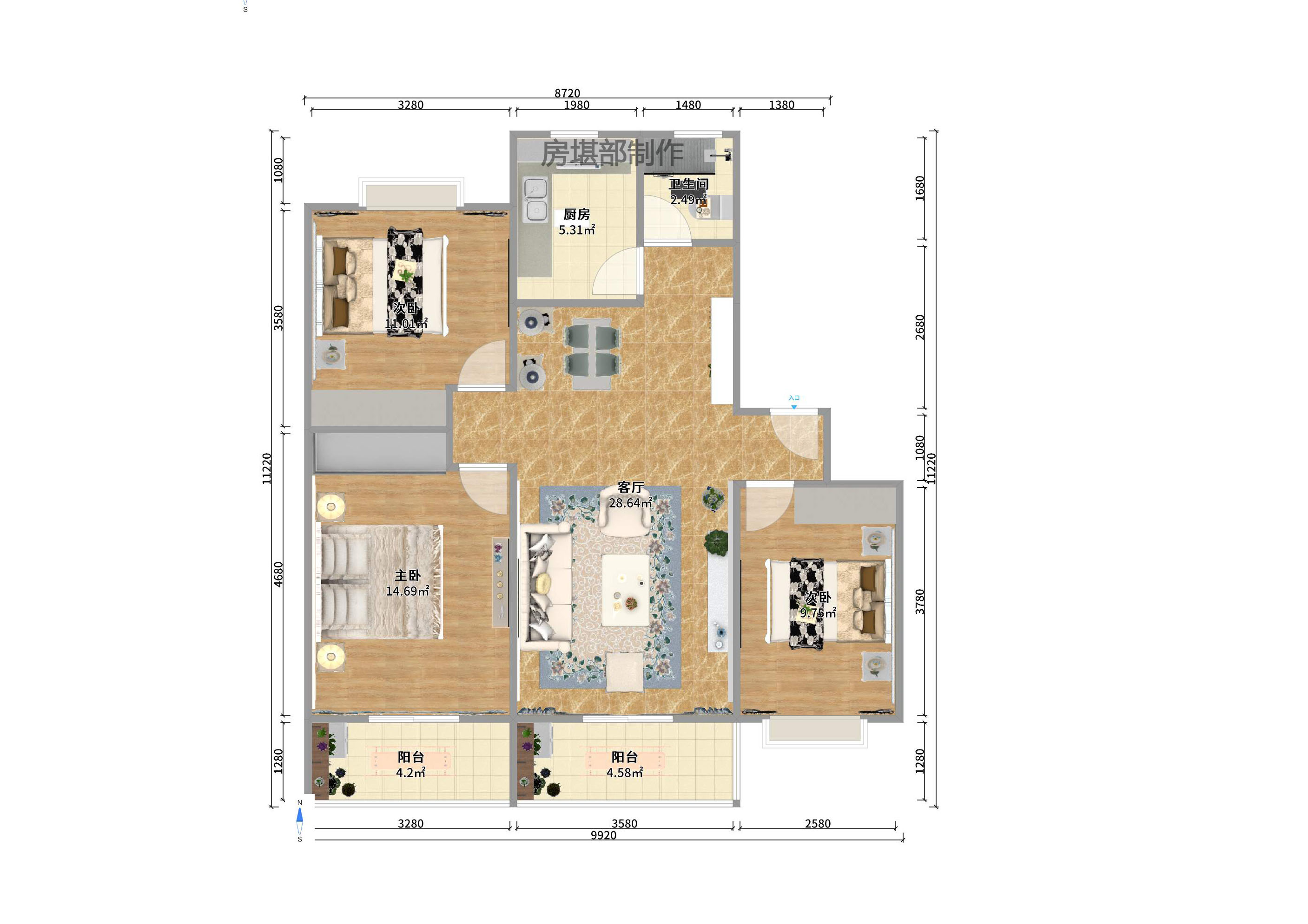 东南明苑室内图2