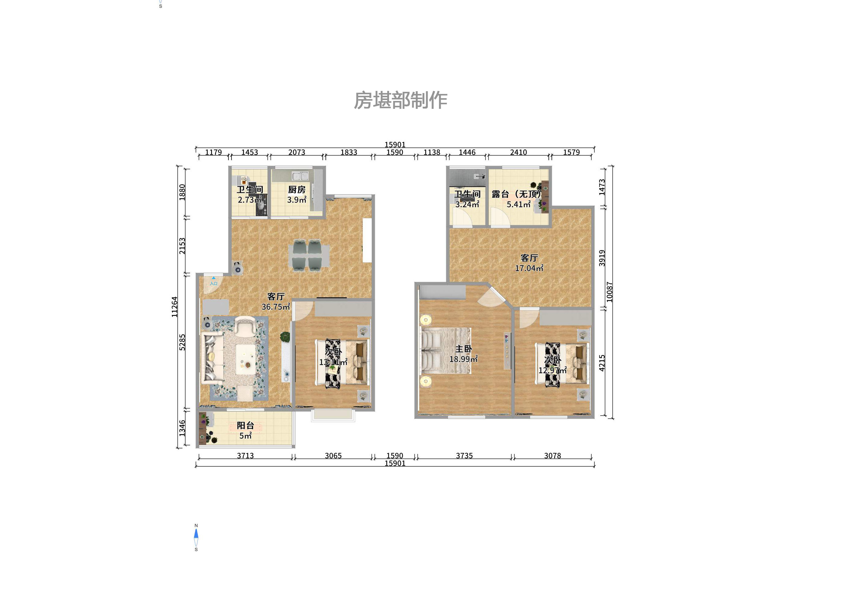 东方名都百草园室内图2