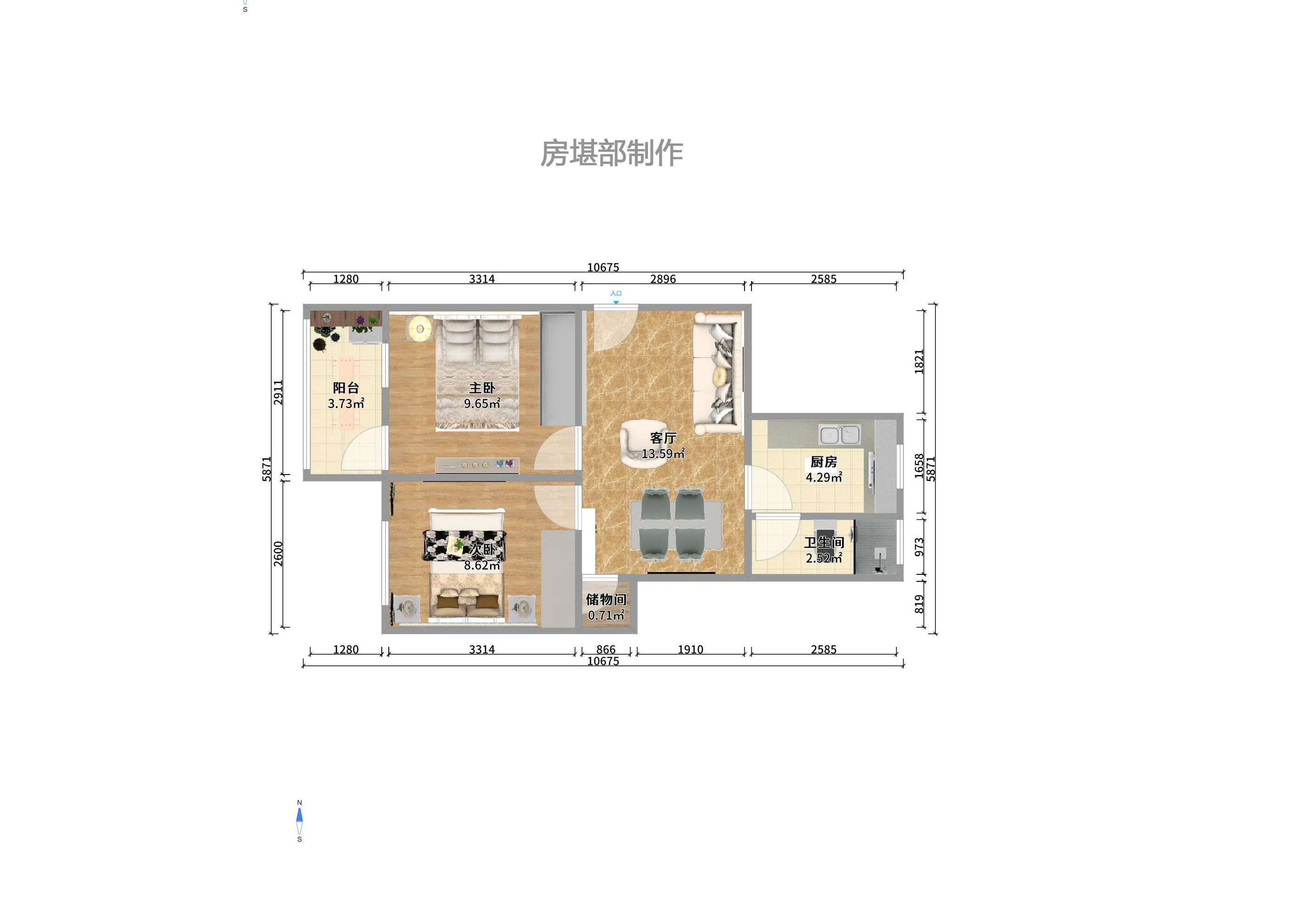 鼓风机械厂宿舍 鼓风机械厂宿舍室内图2