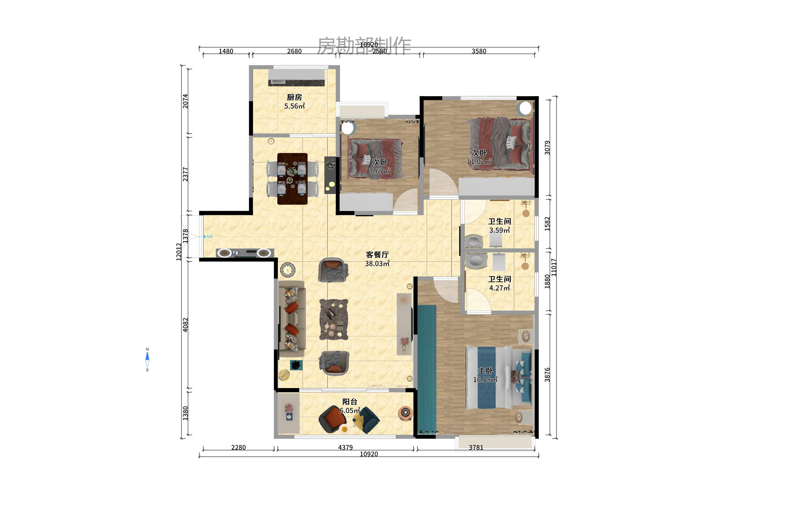 美利新世界 2室2厅1卫 2000.0元/月 美利新世界 2室2厅1卫 2000.0元/月户型图
