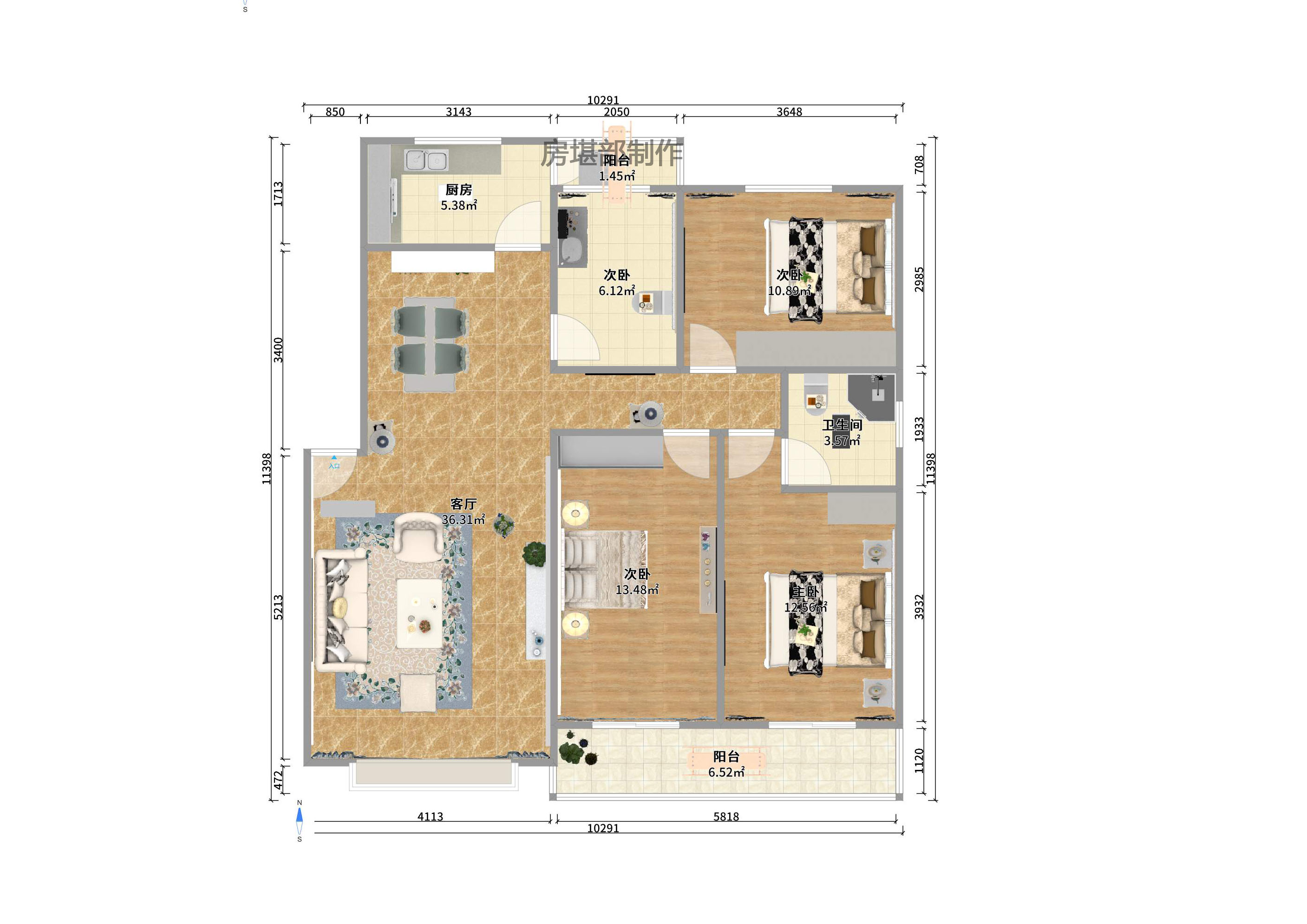 融城花苑  3室2厅2卫    1500.0元/月 融城花苑  3室2厅2卫    1500.0元/月户型图