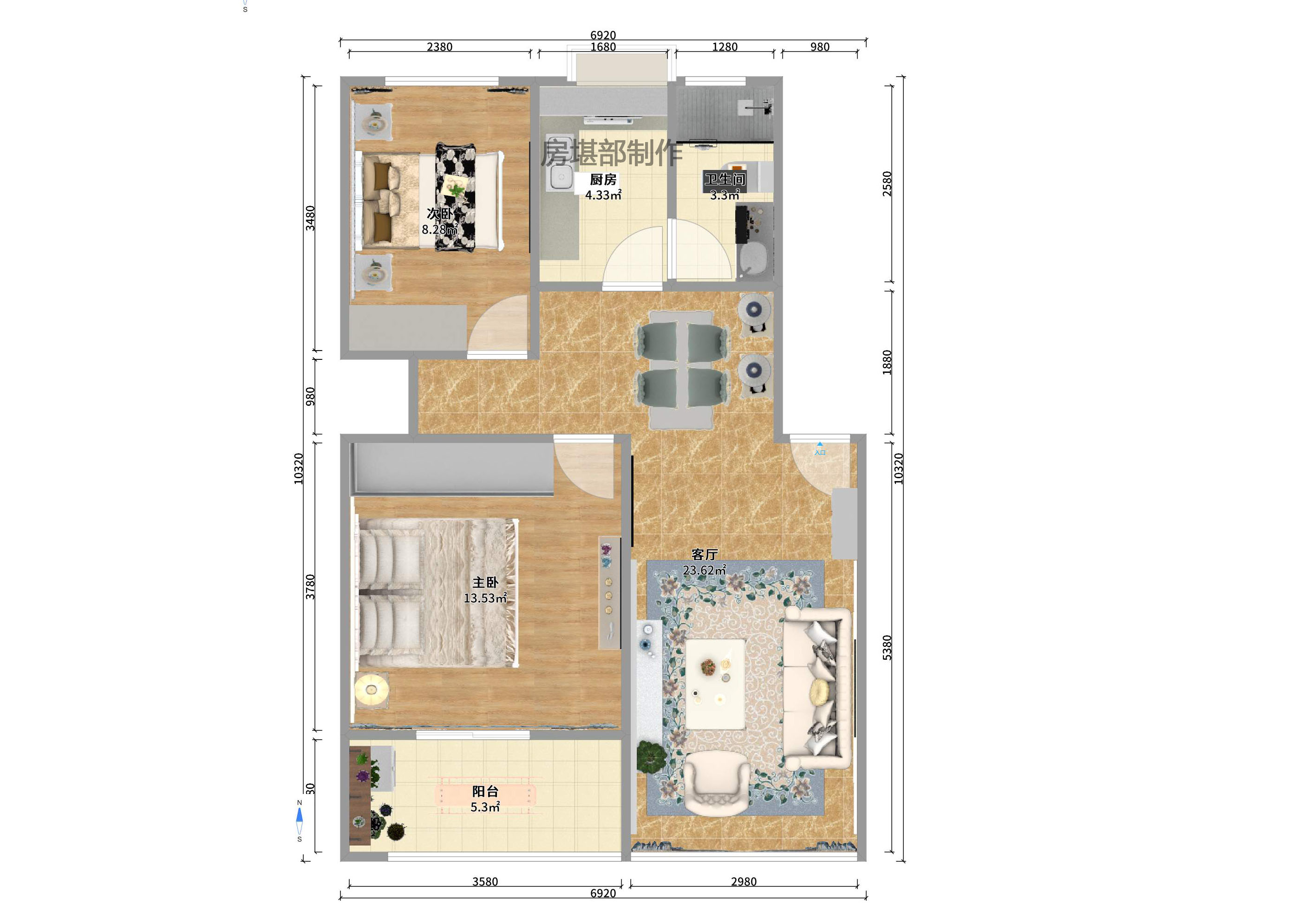 荷花园环卫局单位宿舍 荷花园环卫局单位宿舍室内图2
